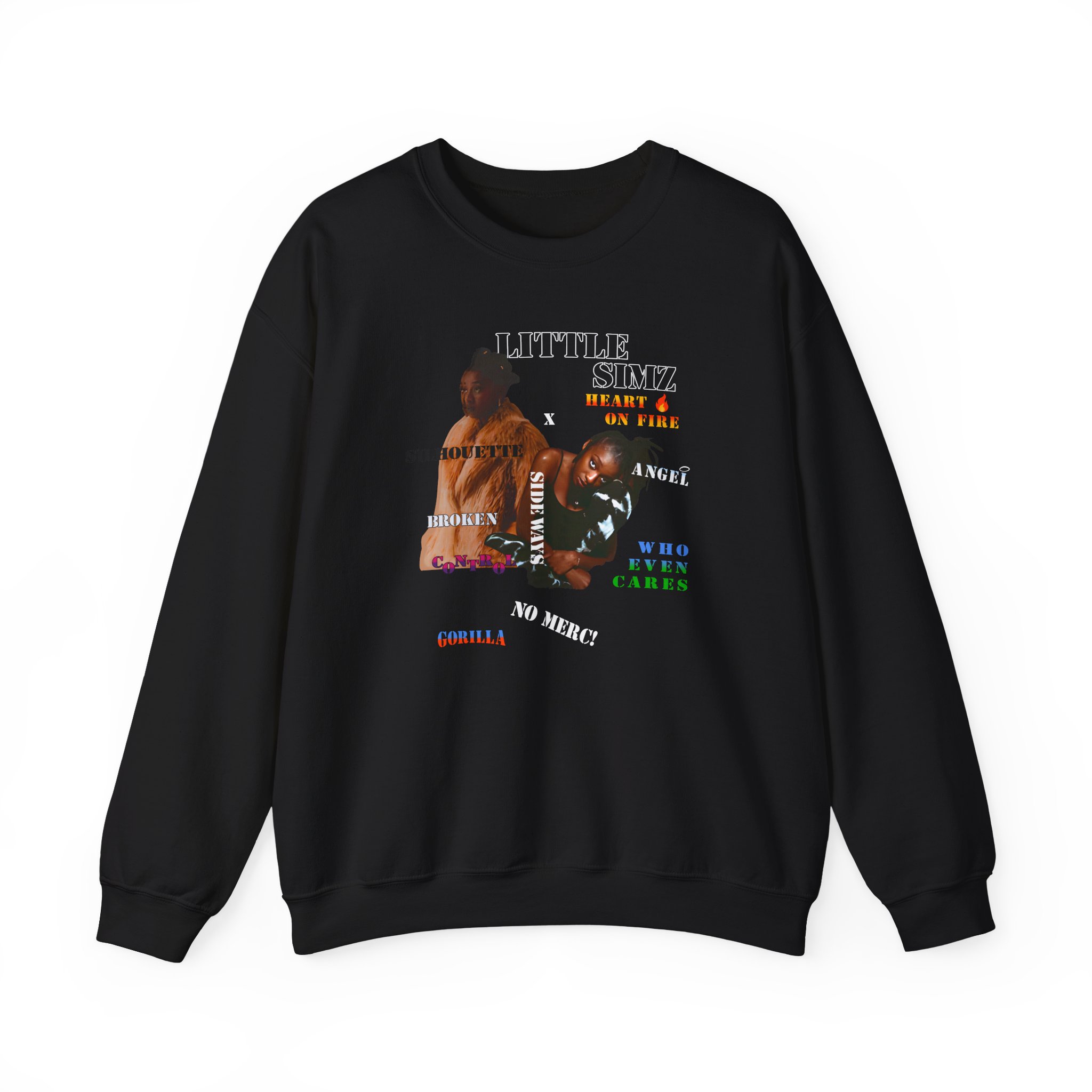 Little Simz Photo Collage Unisex Heavy Blendâ„¢ Crewneck Sweatshirt
