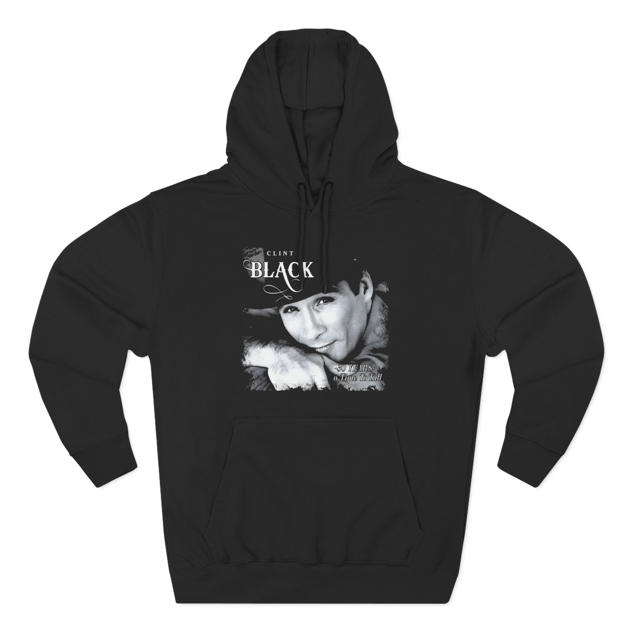 Clint Black No Time to Kill 30th Anniversary Three-Panel Fleece Hoodie