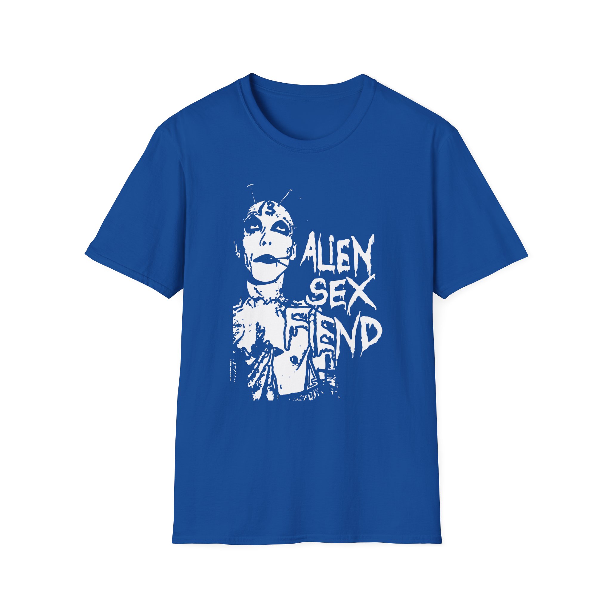 Alien Sex Fiend 13 Head Unisex Softstyle T-Shirt