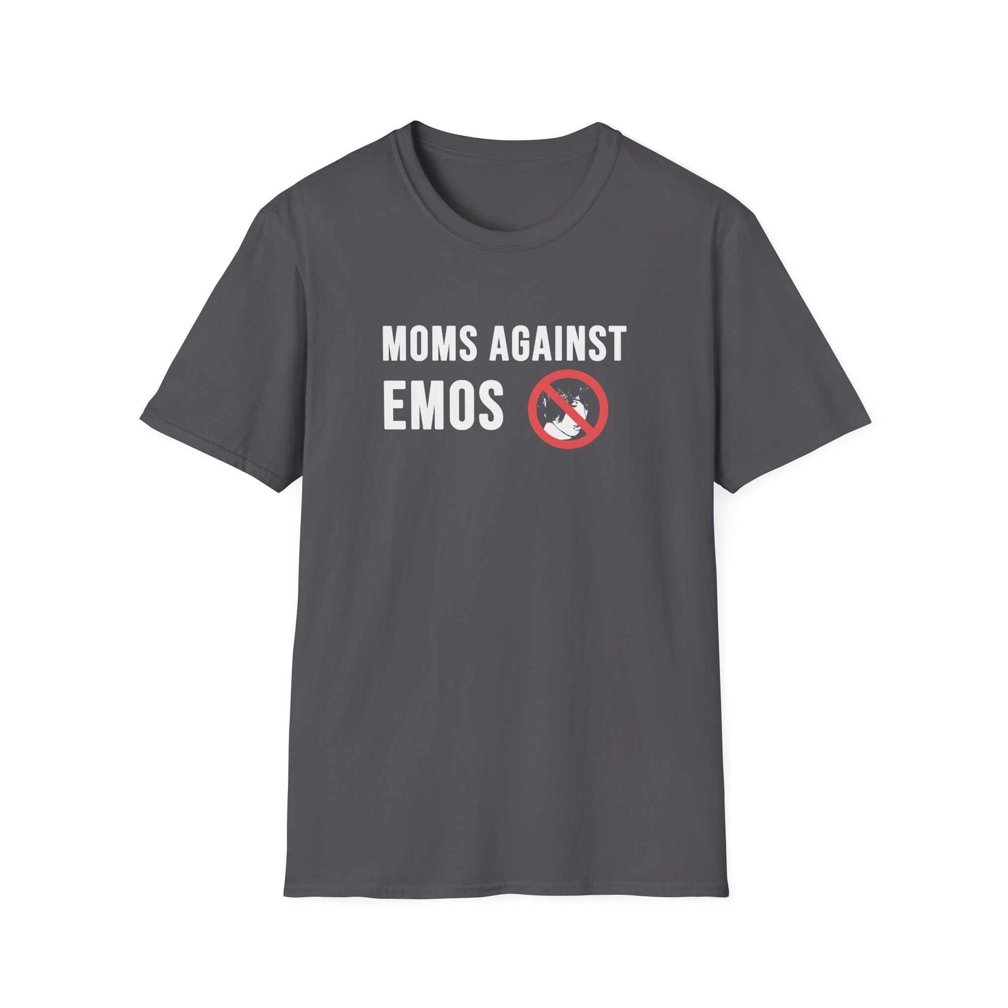 Jake & Johnnie Moms Against Emos Unisex Softstyle T-Shirt