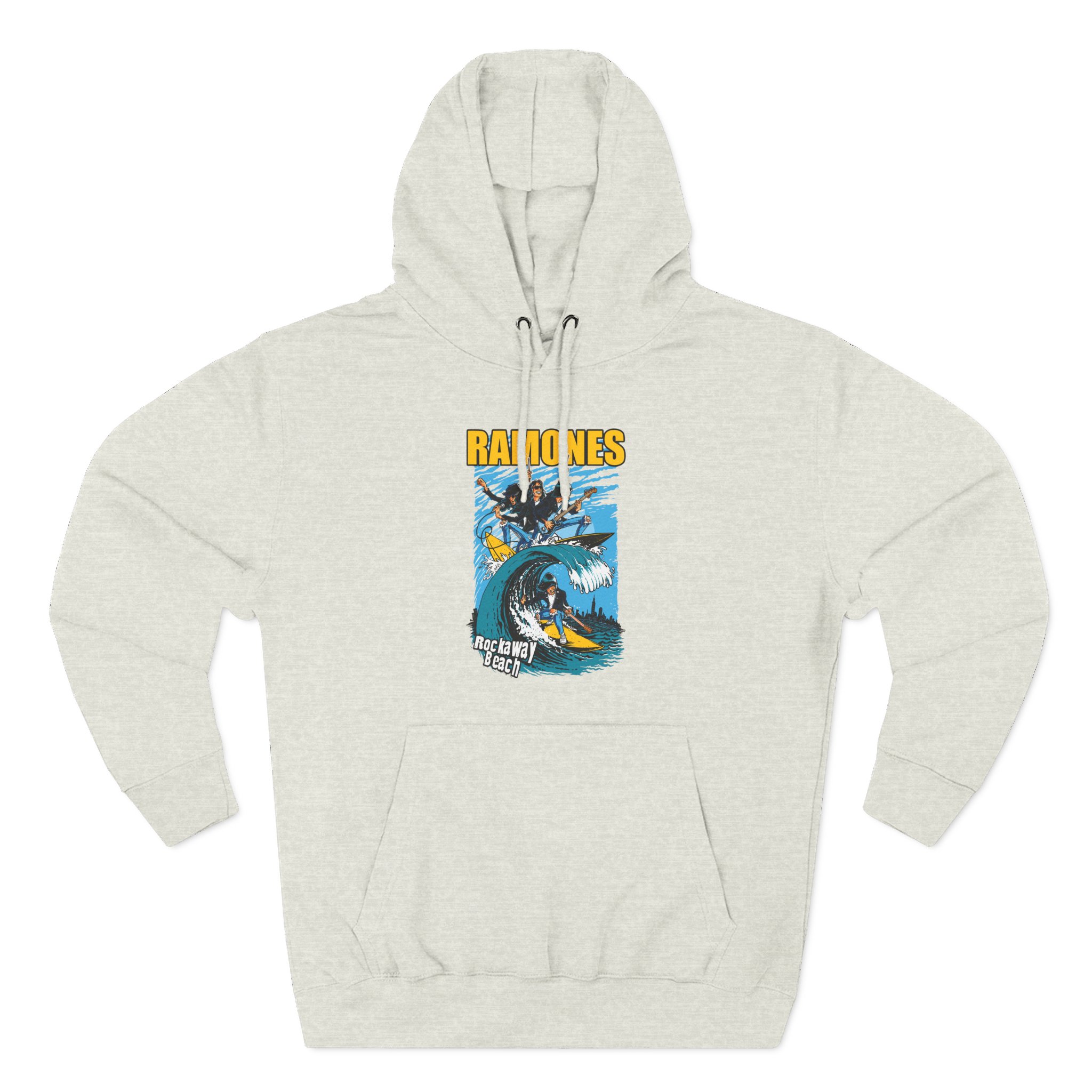Ramones Rockaway Beach Three-Panel Fleece Hoodie