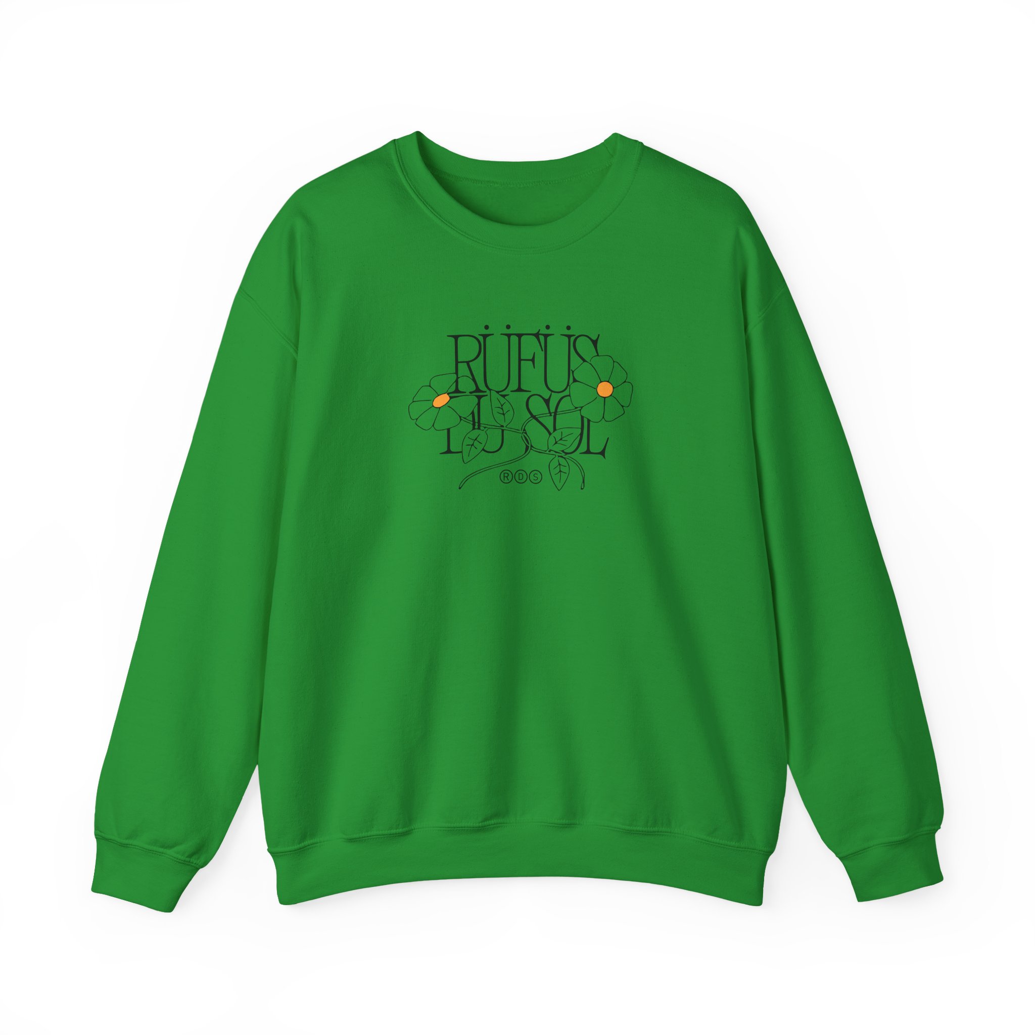 Rufus Du Sol Flower Ecru Unisex Heavy Blendâ„¢ Crewneck Sweatshirt