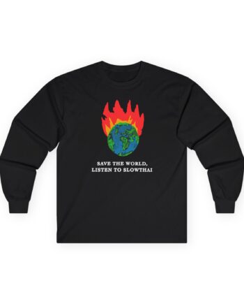 Save the World Listen to Slowthai Unisex Ultra Cotton Long Sleeve Tee