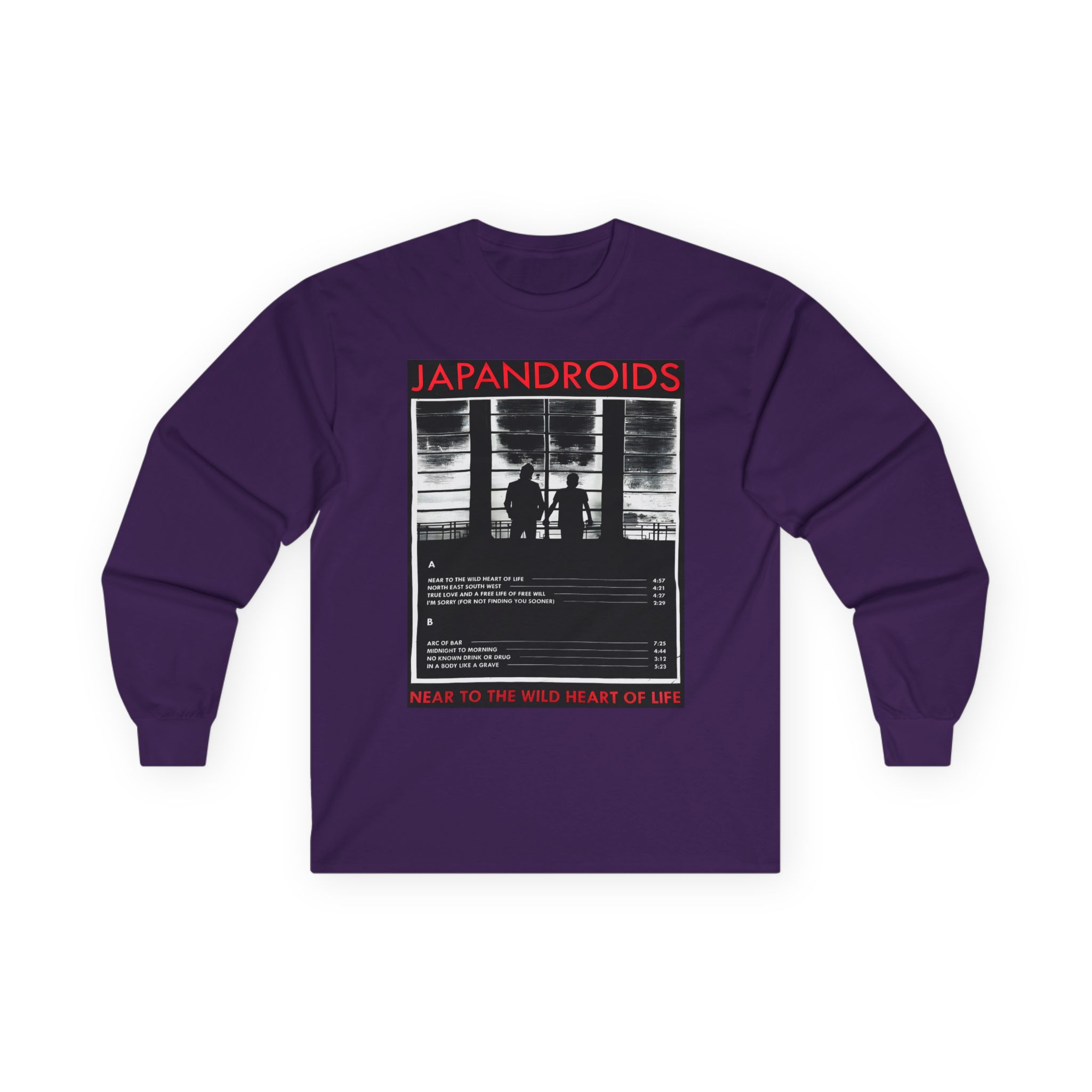 Japandroids Near to the Wild Heart of Life Unisex Ultra Cotton Long Sleeve Tee