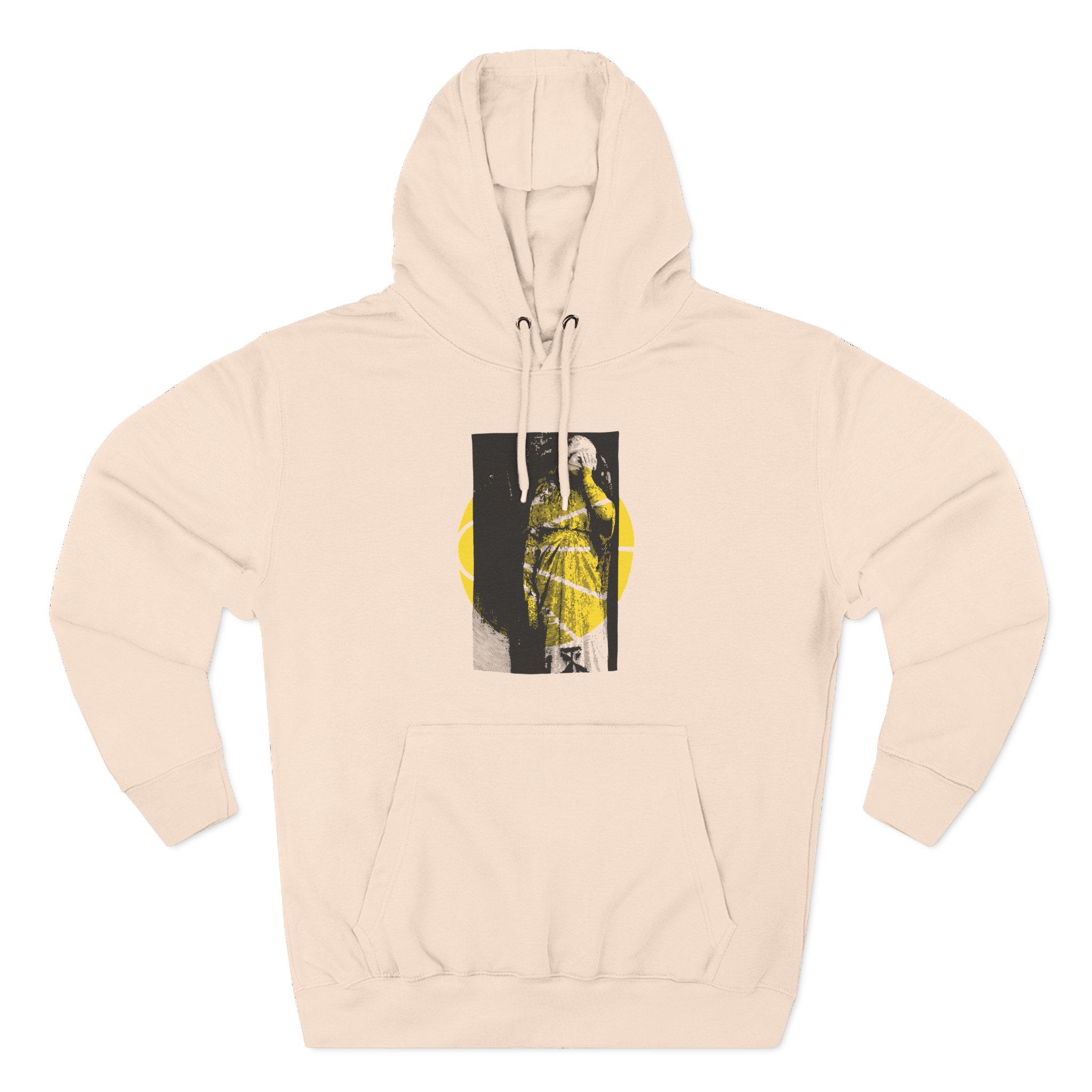 Pianos Become the Teeth Statue Three-Panel Fleece Hoodie