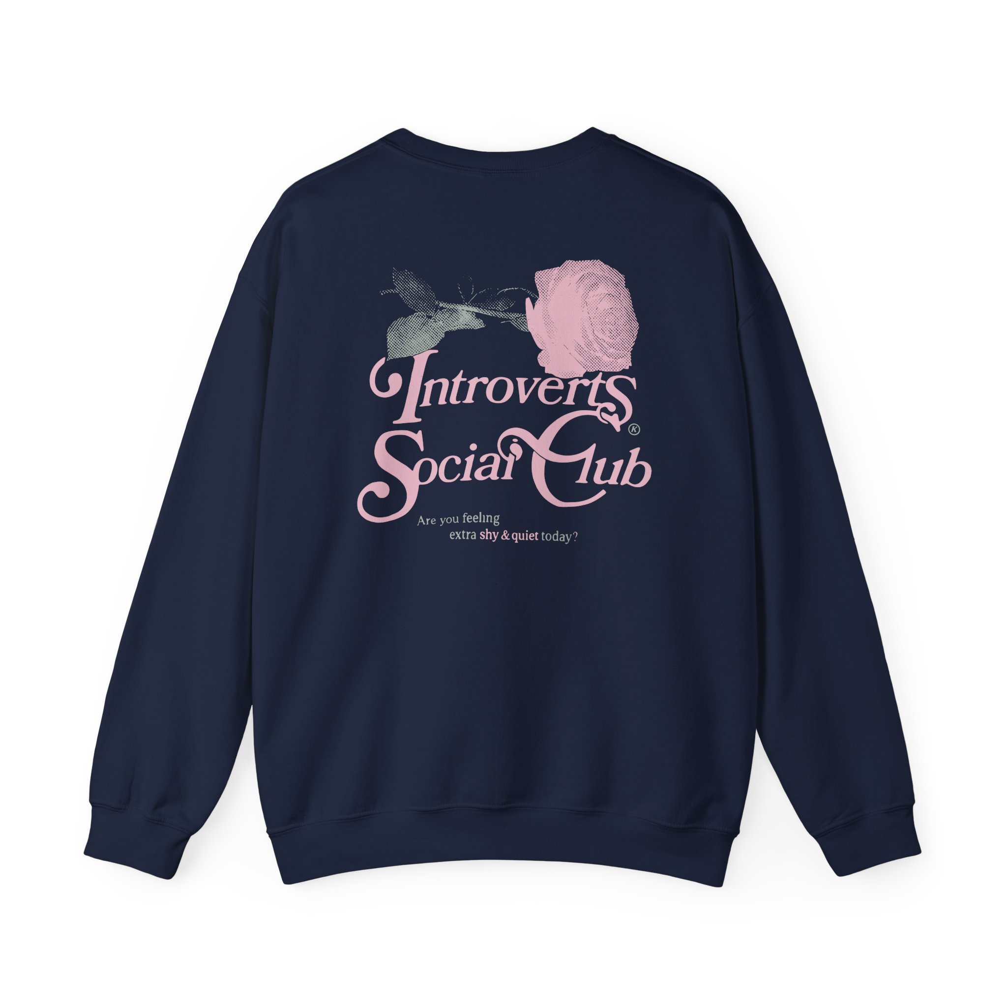 Kallmekris Introverts Social Club Unisex Heavy Blendâ„¢ Crewneck Sweatshirt