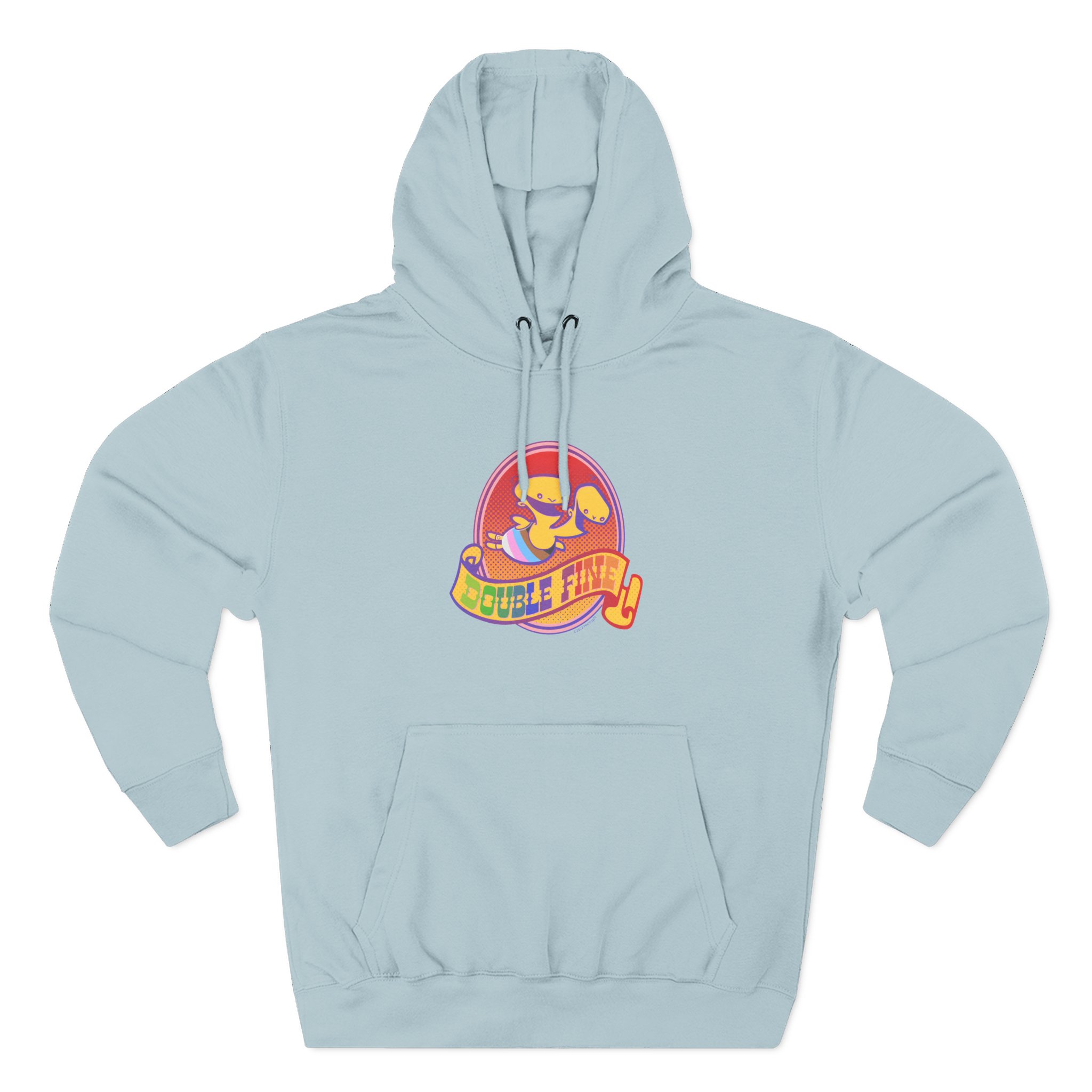 Double Fine Pride Three-Panel Fleece Hoodie