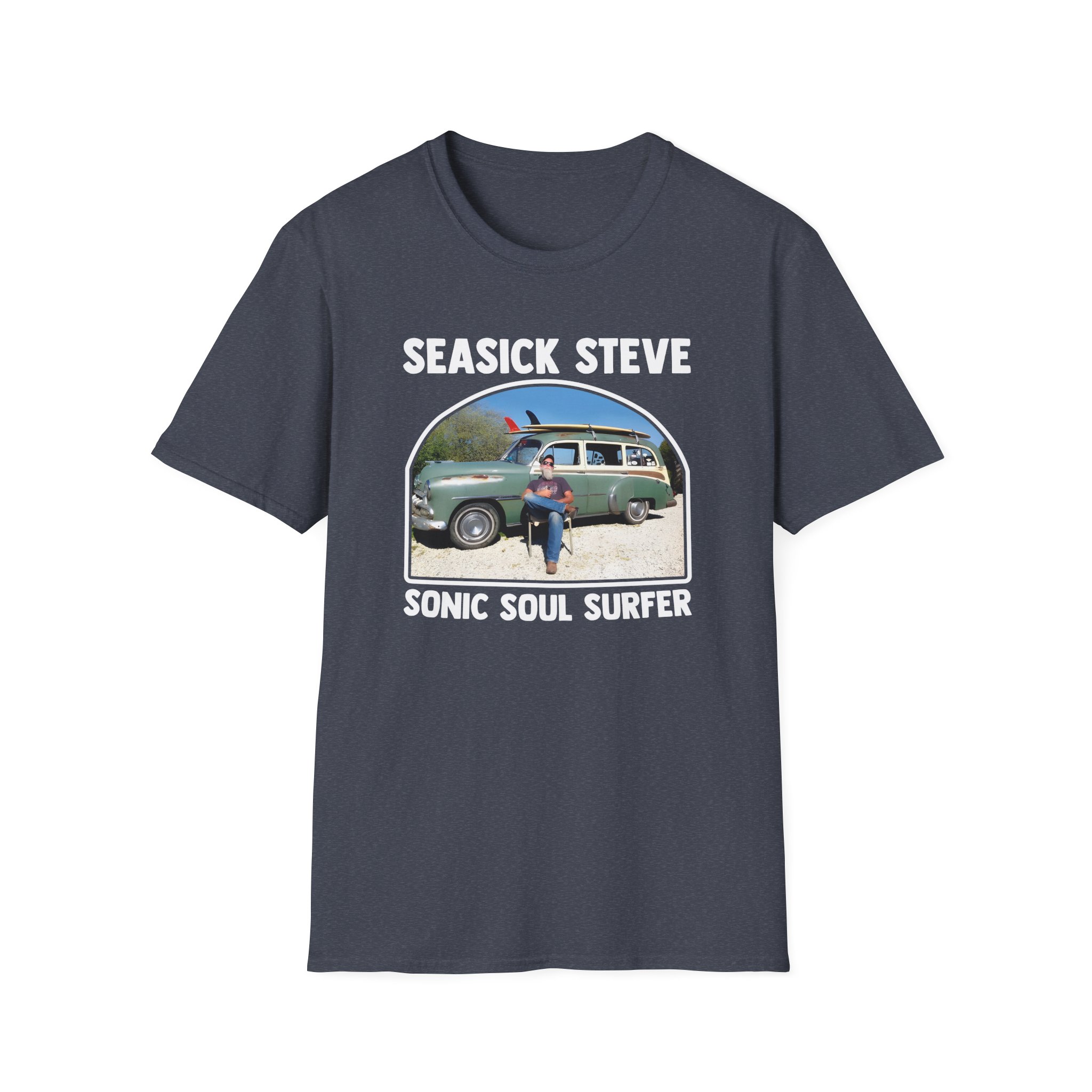 Seasick Steve Sonic Soul Surfer Unisex Softstyle T-Shirt