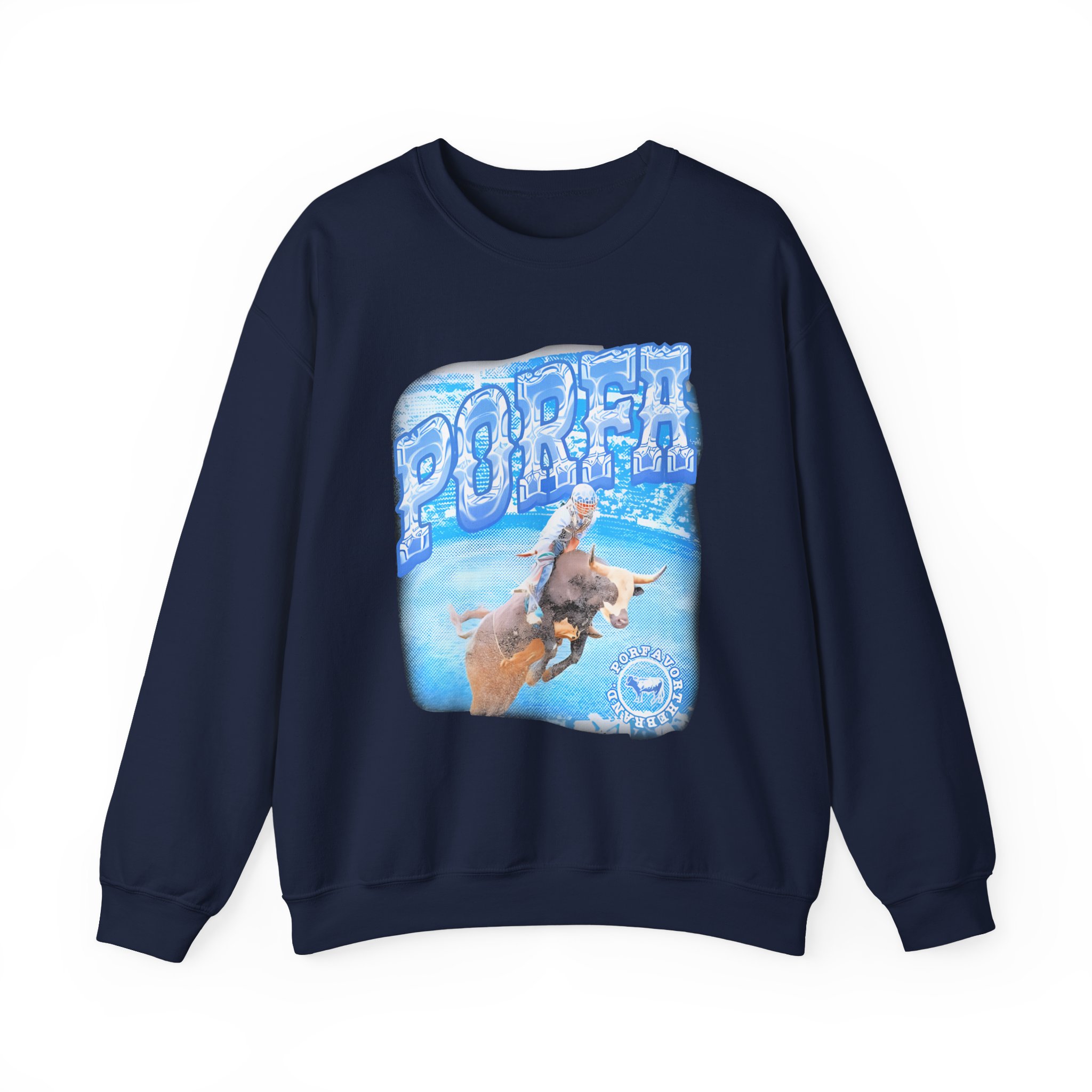 Porfa Rodeo Por Favor Unisex Heavy Blendâ„¢ Crewneck Sweatshirt