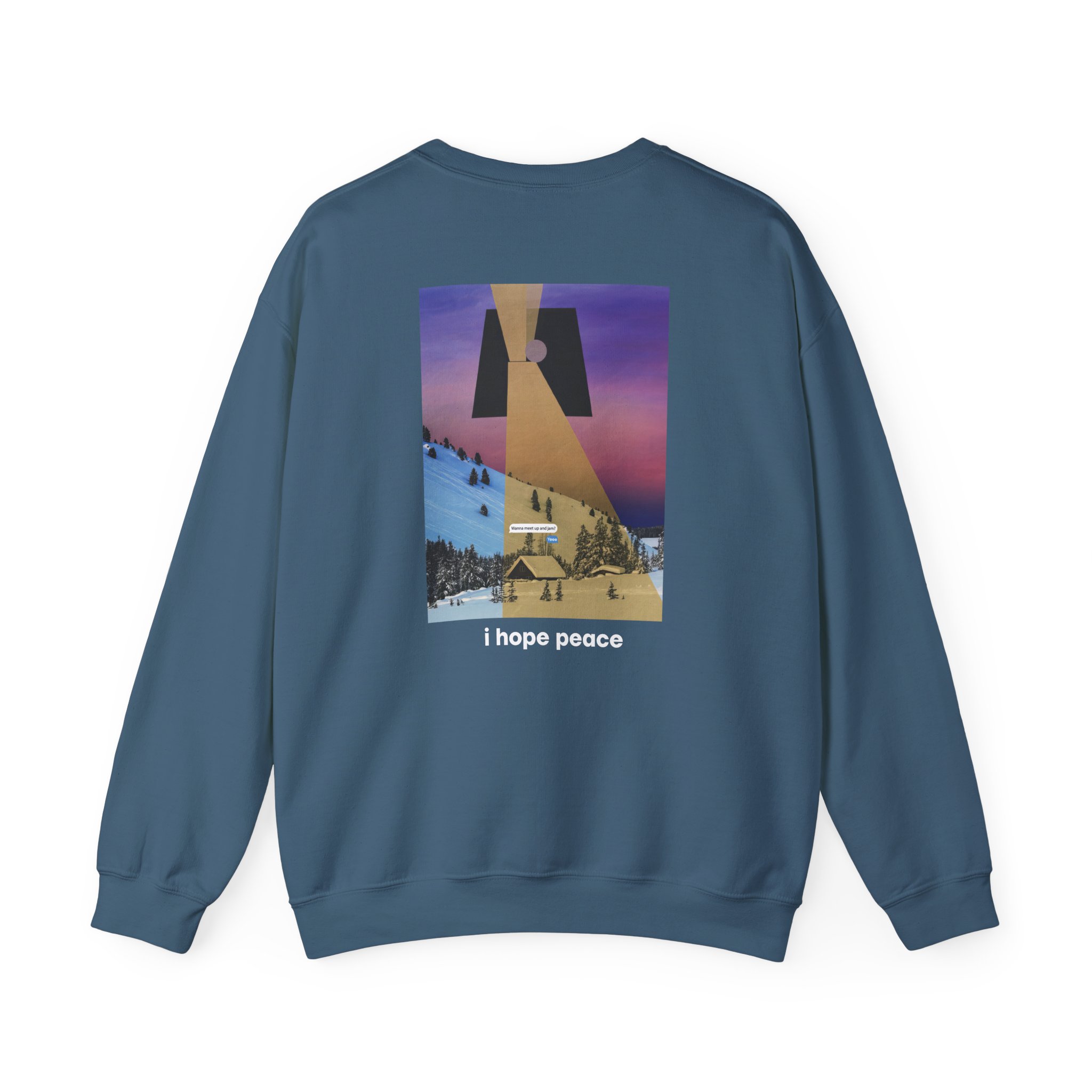 Chon I Hope Peace Unisex Heavy Blendâ„¢ Crewneck Sweatshirt