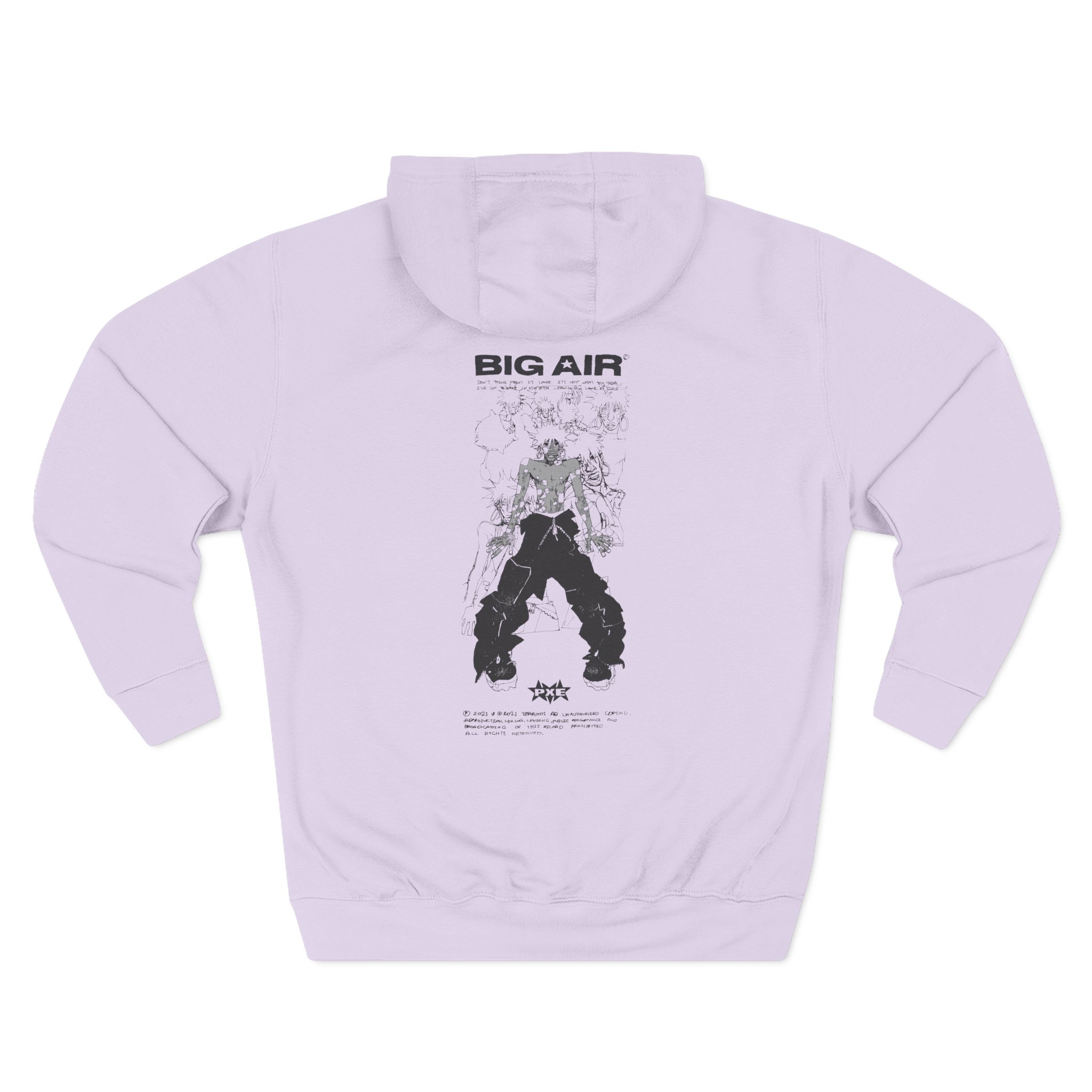 Ecco2k Pxe Three-Panel Fleece Hoodie