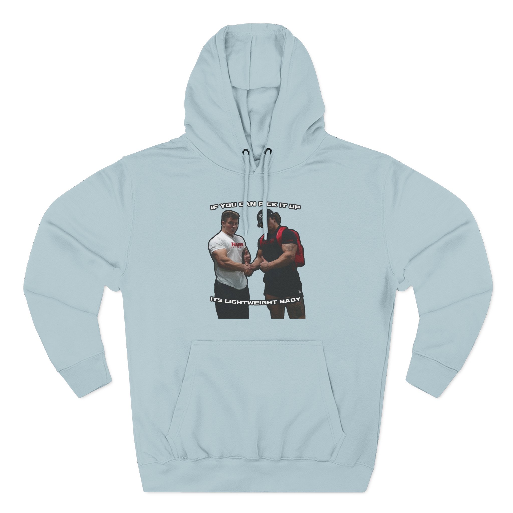 Tren Twins Lightweight Three-Panel Fleece Hoodie