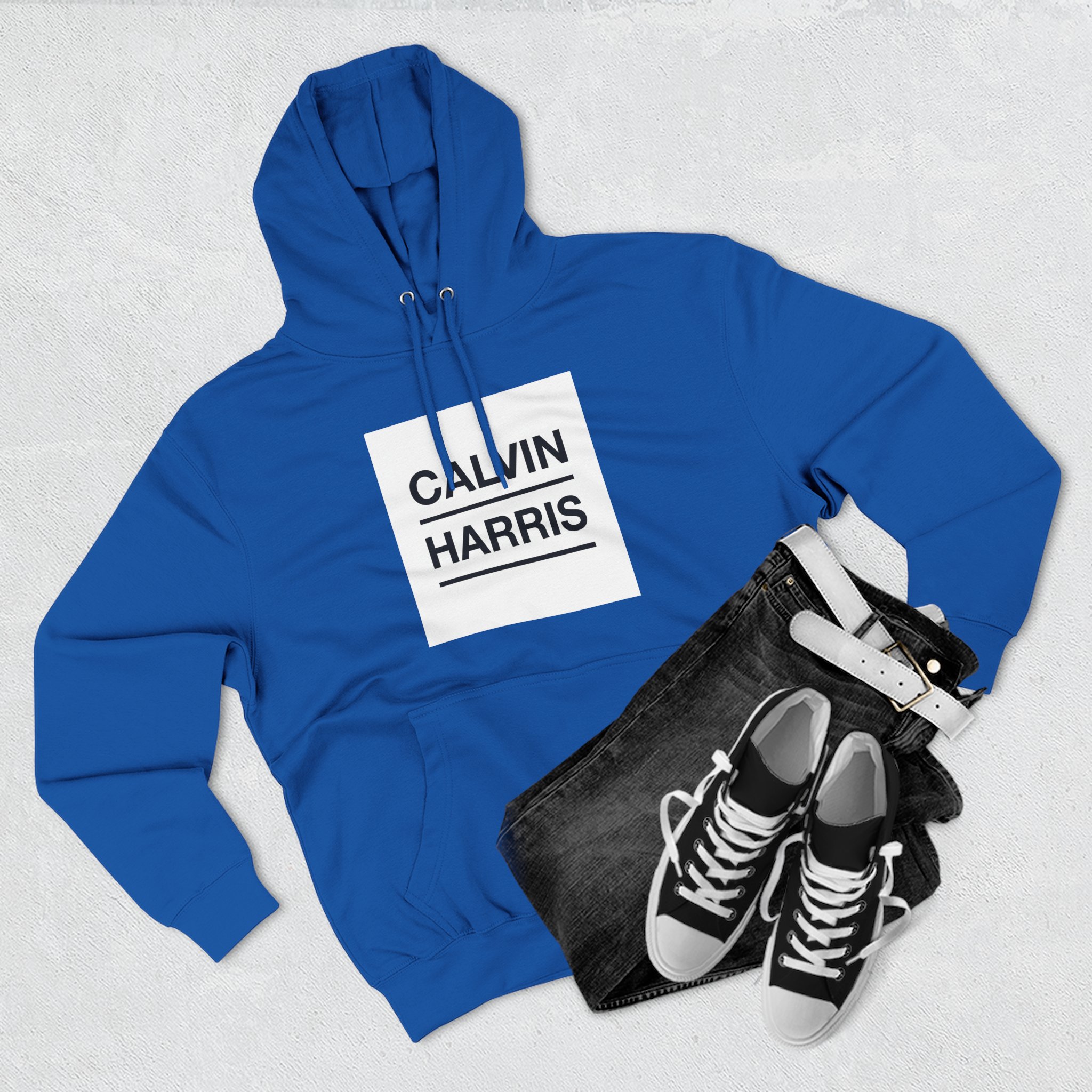 Calvin Harris Three-Panel Fleece Hoodie
