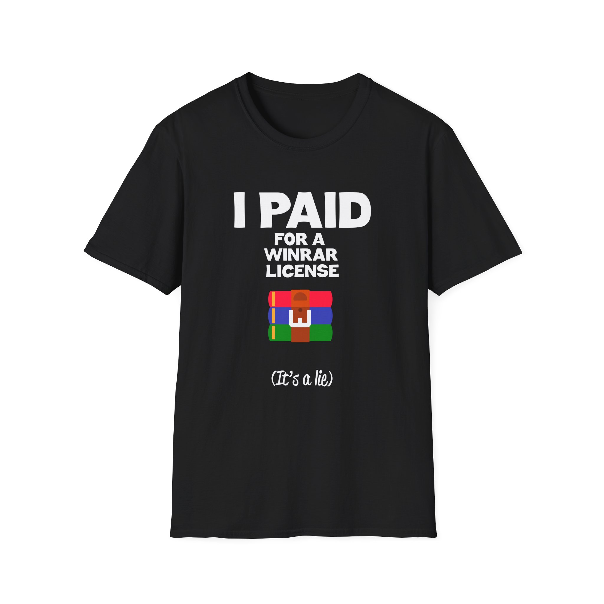 Winrar I Paid for a License Unisex Softstyle T-Shirt
