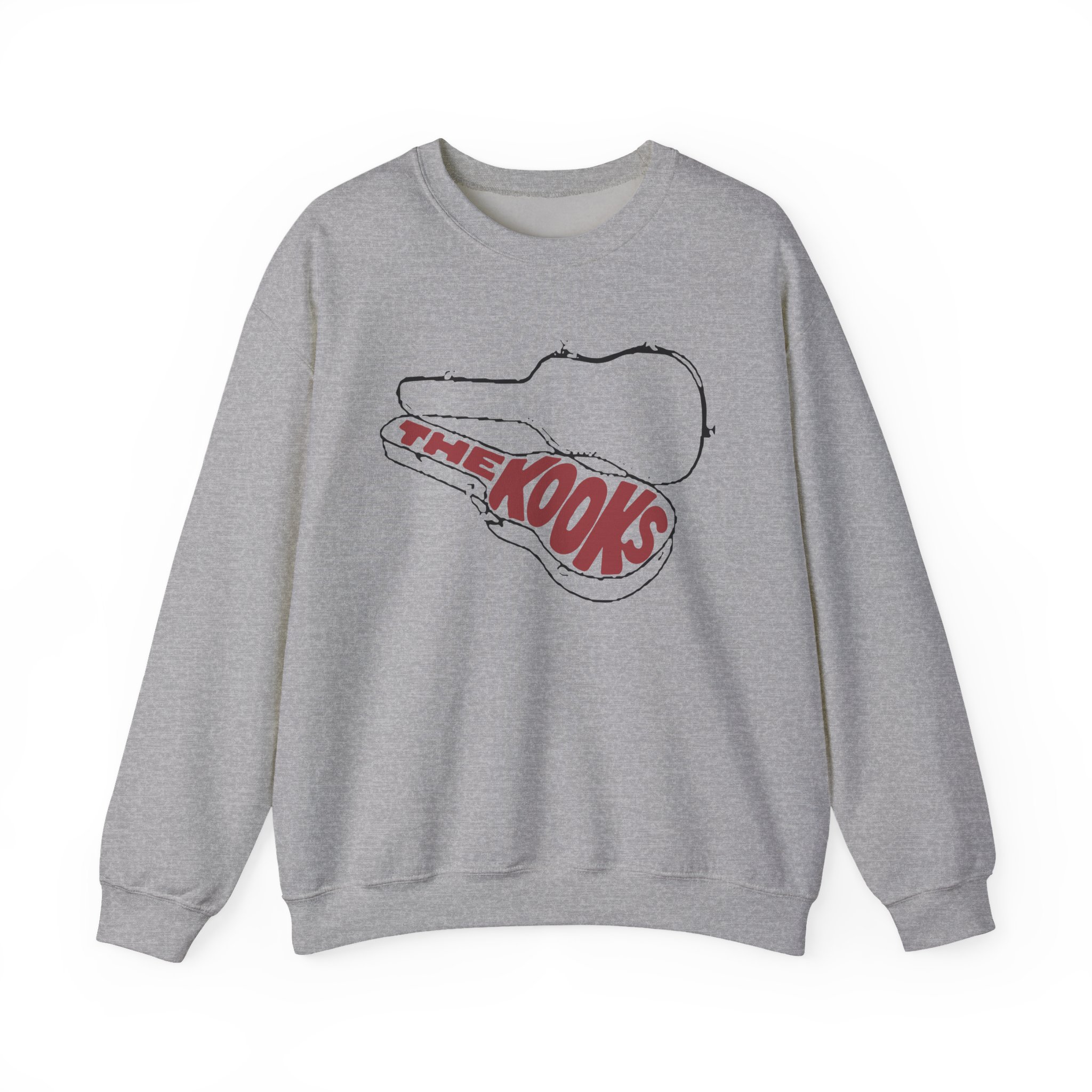 The Kooks Guitar Case Unisex Heavy Blendâ„¢ Crewneck Sweatshirt
