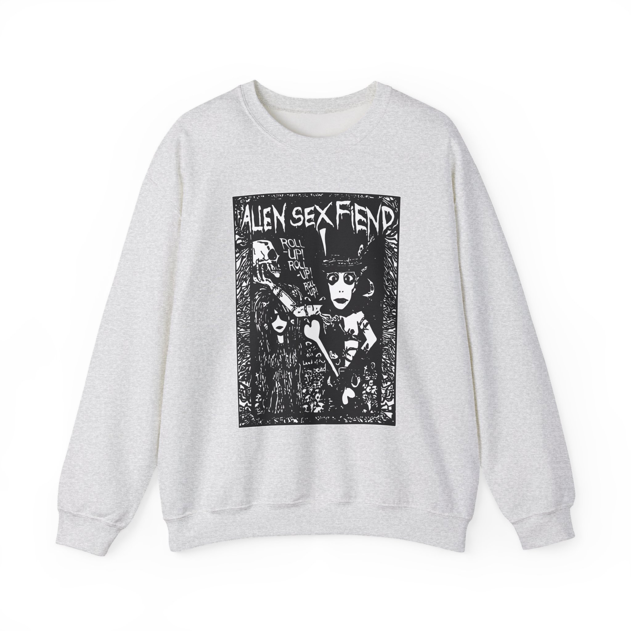 Alien Sex Fiend Land of the Living Dead Unisex Heavy Blendâ„¢ Crewneck Sweatshirt