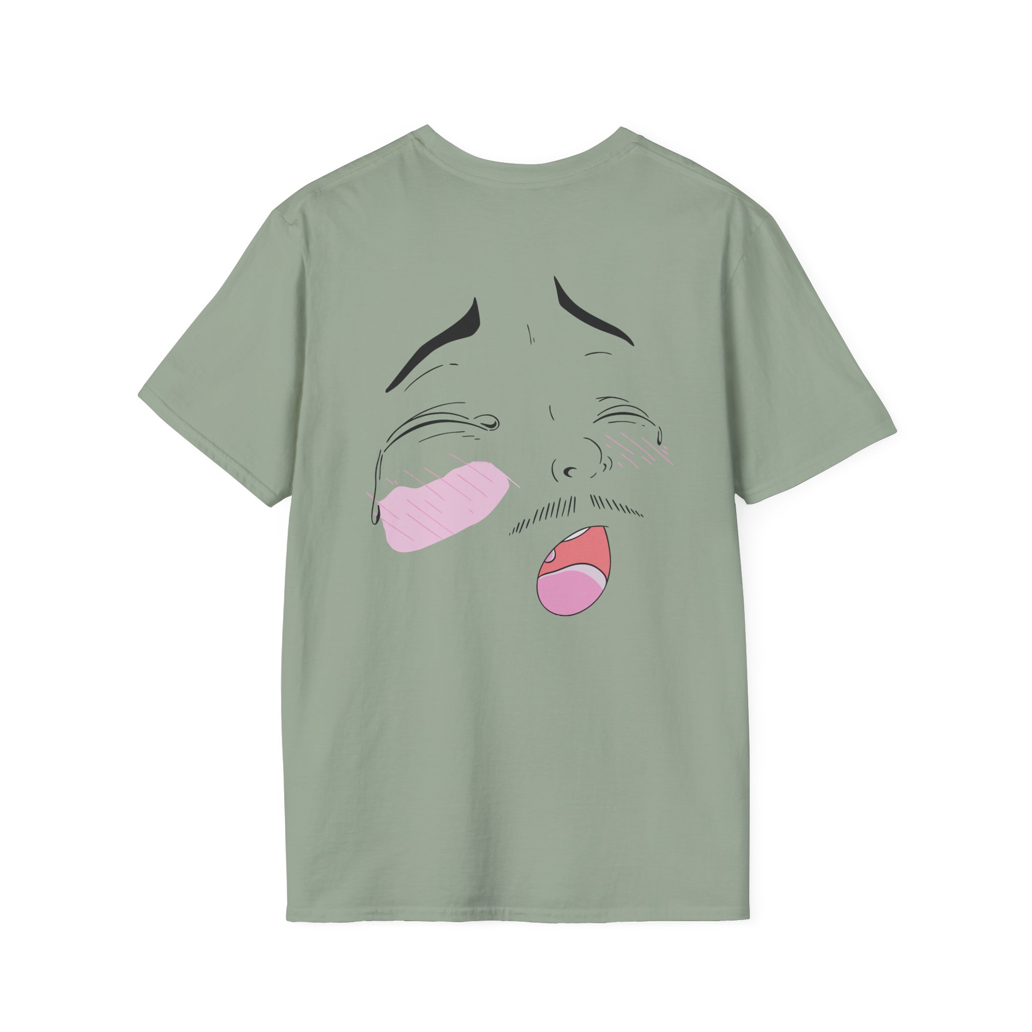Hot Mulligan Ahegao Unisex Softstyle T-Shirt