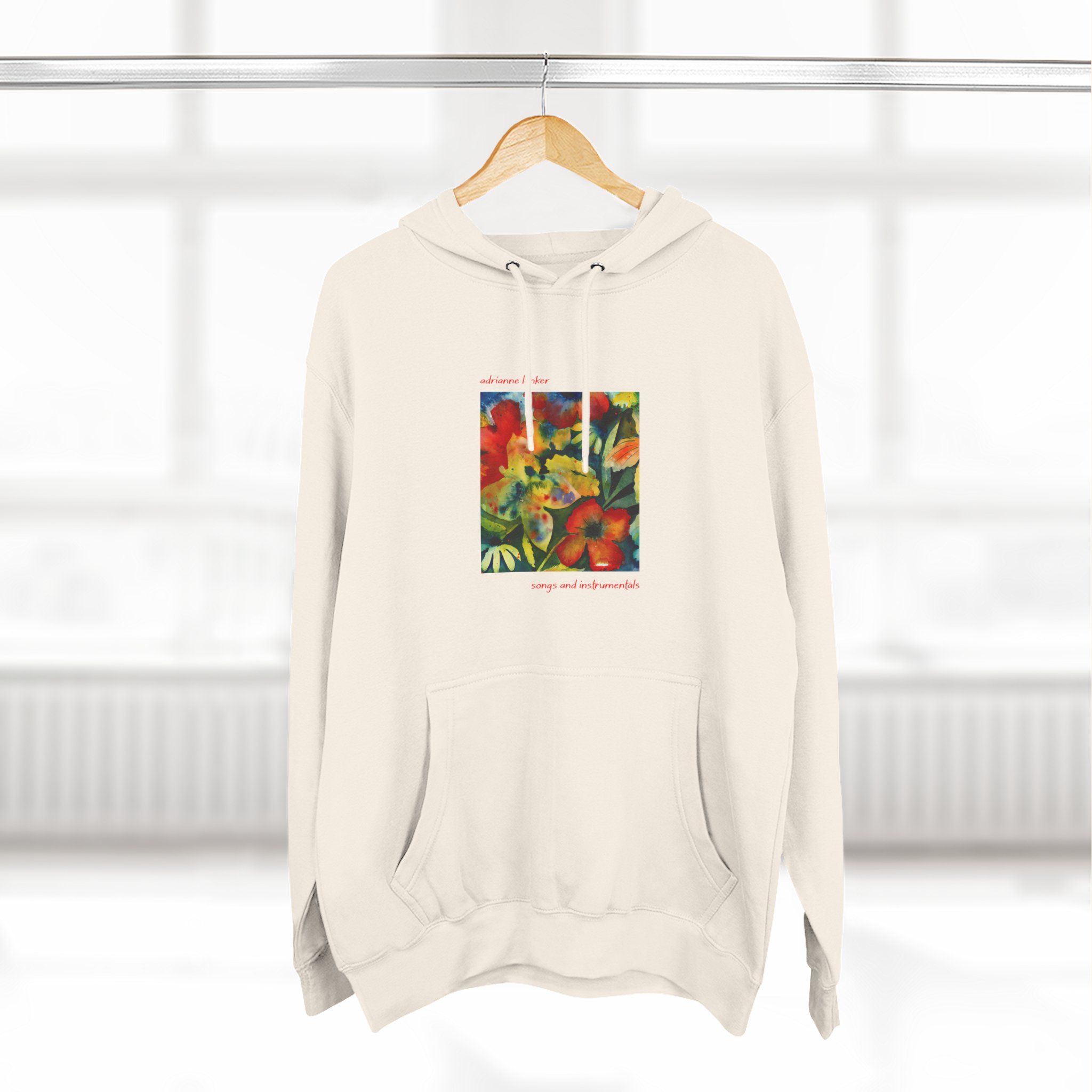 Adrianne Lenker Songs and Instrumentals Three-panel Fleece Hoodie
