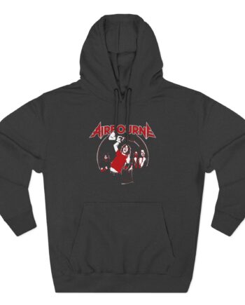 Airbourne Fist Pumping Three-Panel Fleece Hoodie