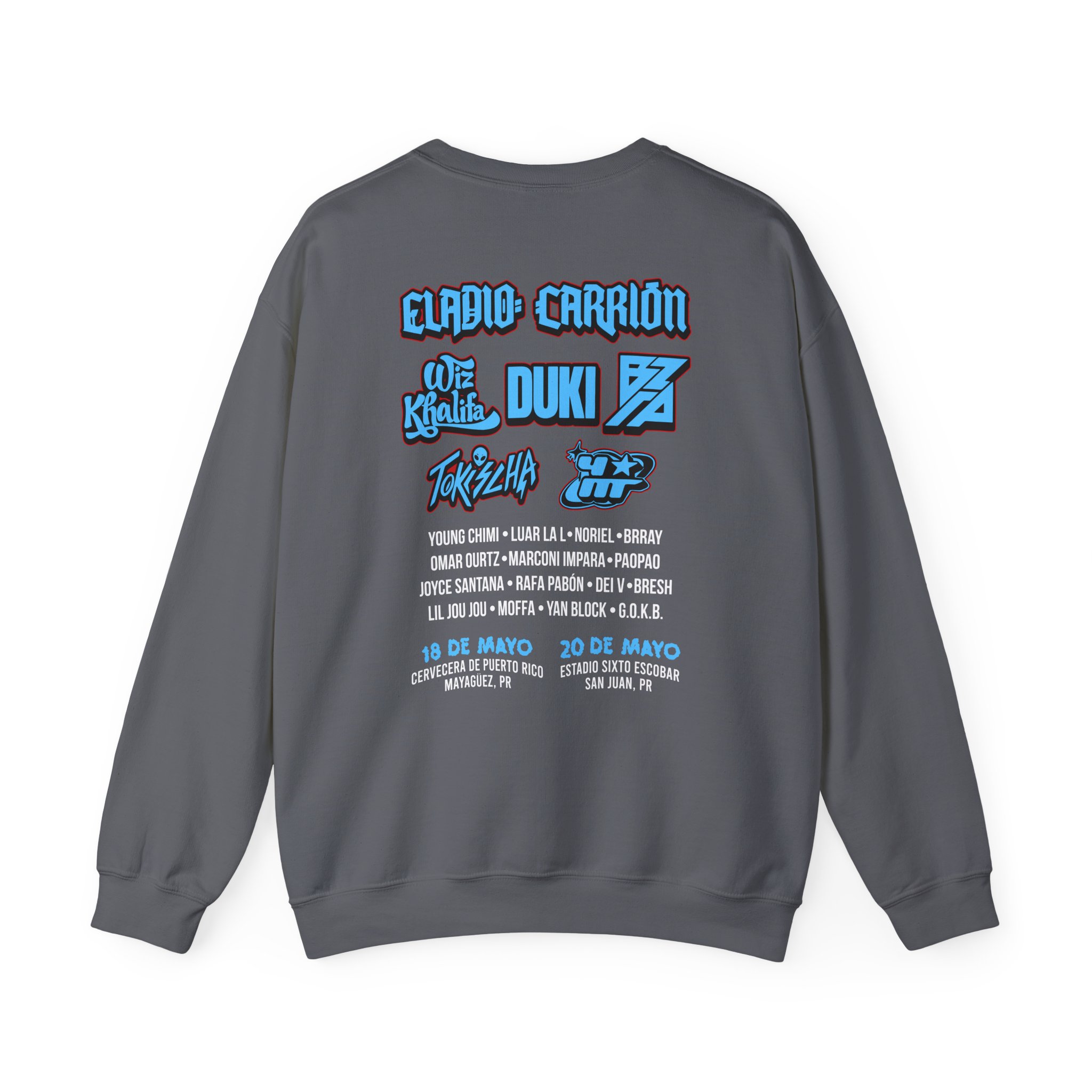 Eladio Carrion Sauce Boyz Fes Unisex Heavy Blendâ„¢ Crewneck Sweatshirt