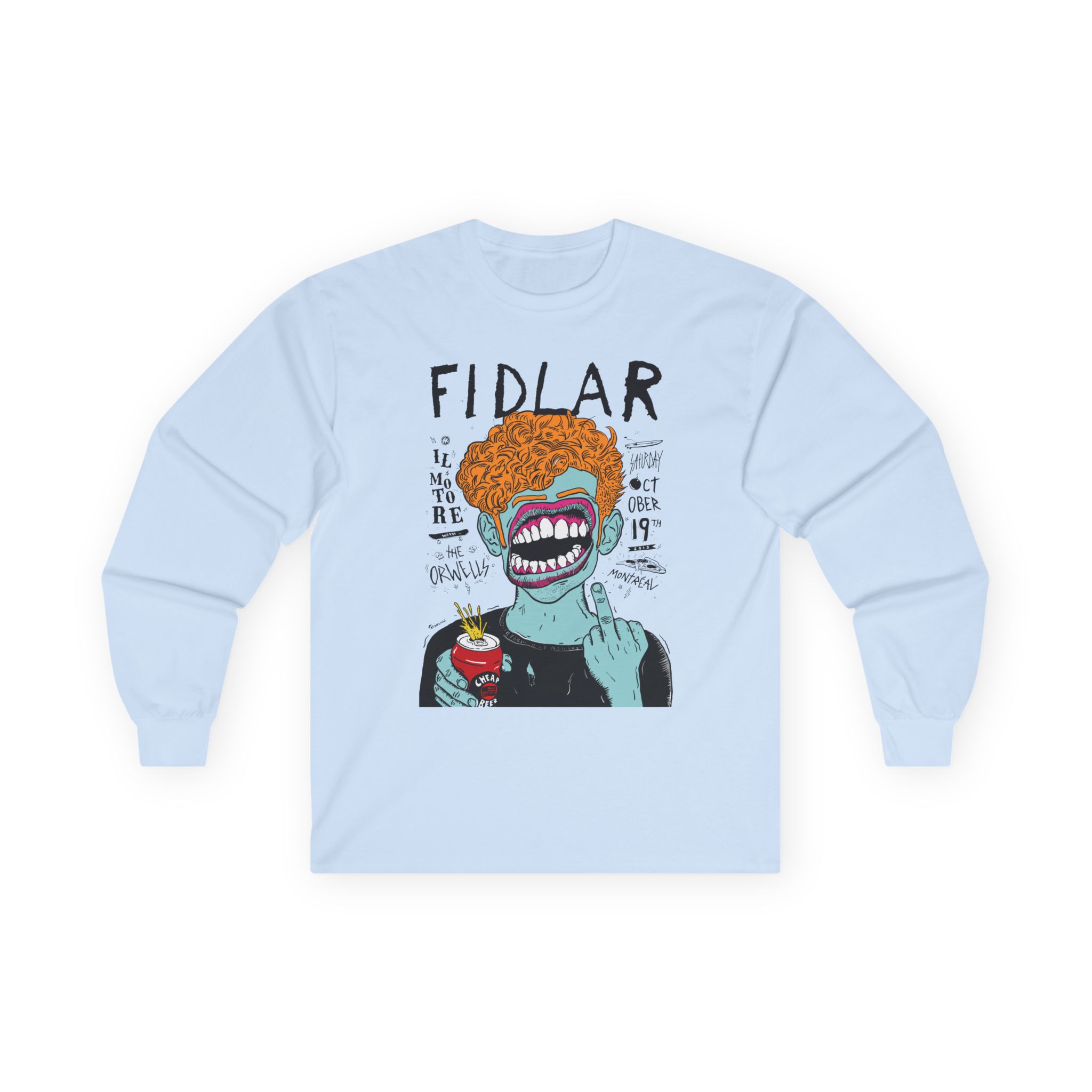 Fidlar Band Rock the Orwells Unisex Ultra Cotton Long Sleeve Tee