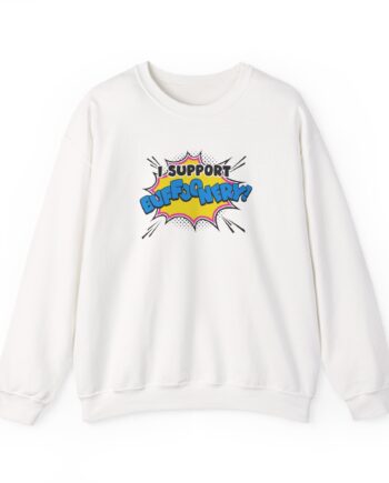 Lofe I Support Buffoonery Unisex Heavy Blend™ Crewneck Sweatshirt