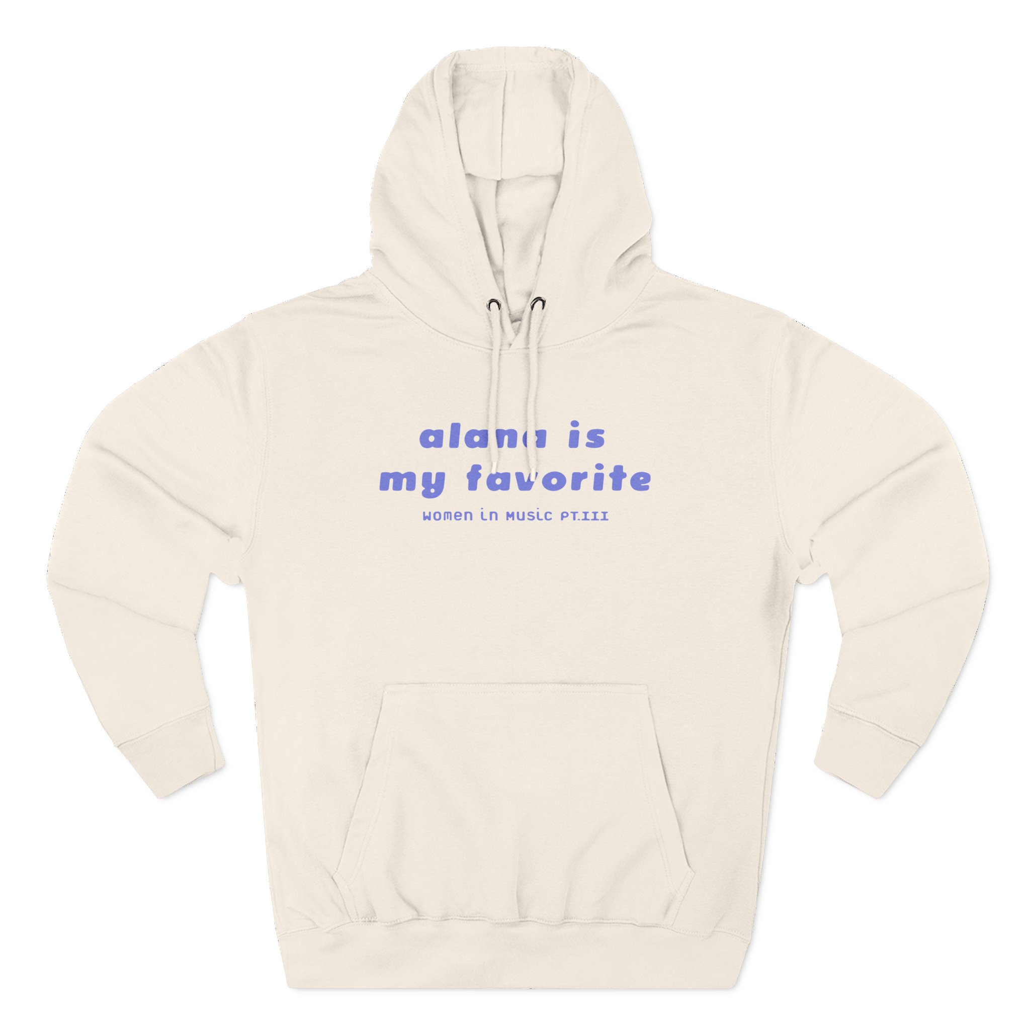 Haim Merch Este is My Favorite Three-Panel Fleece Hoodie