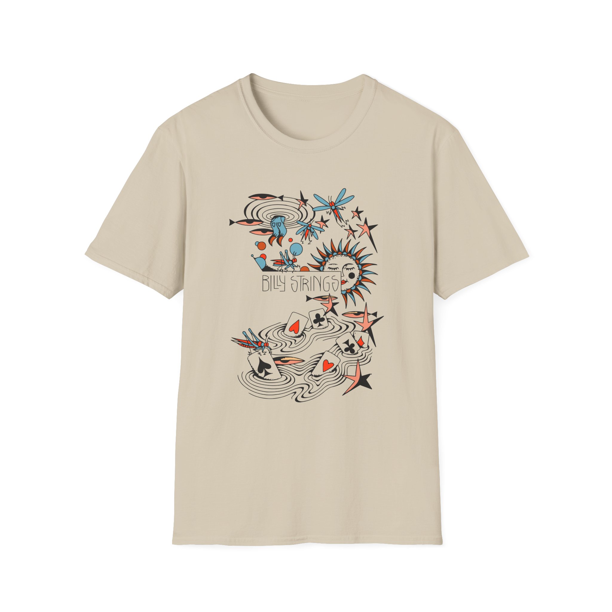 Billy Strings River of Cards Unisex Softstyle T-Shirt