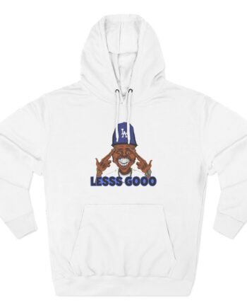 Papa Meat Lesss Gooo Three-Panel Fleece Hoodie