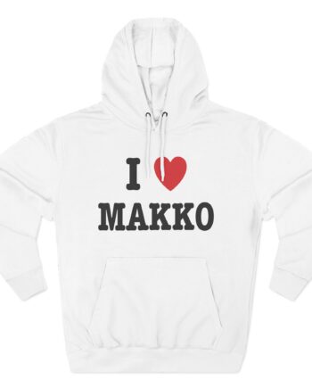 Makko Three-Panel Fleece Hoodie