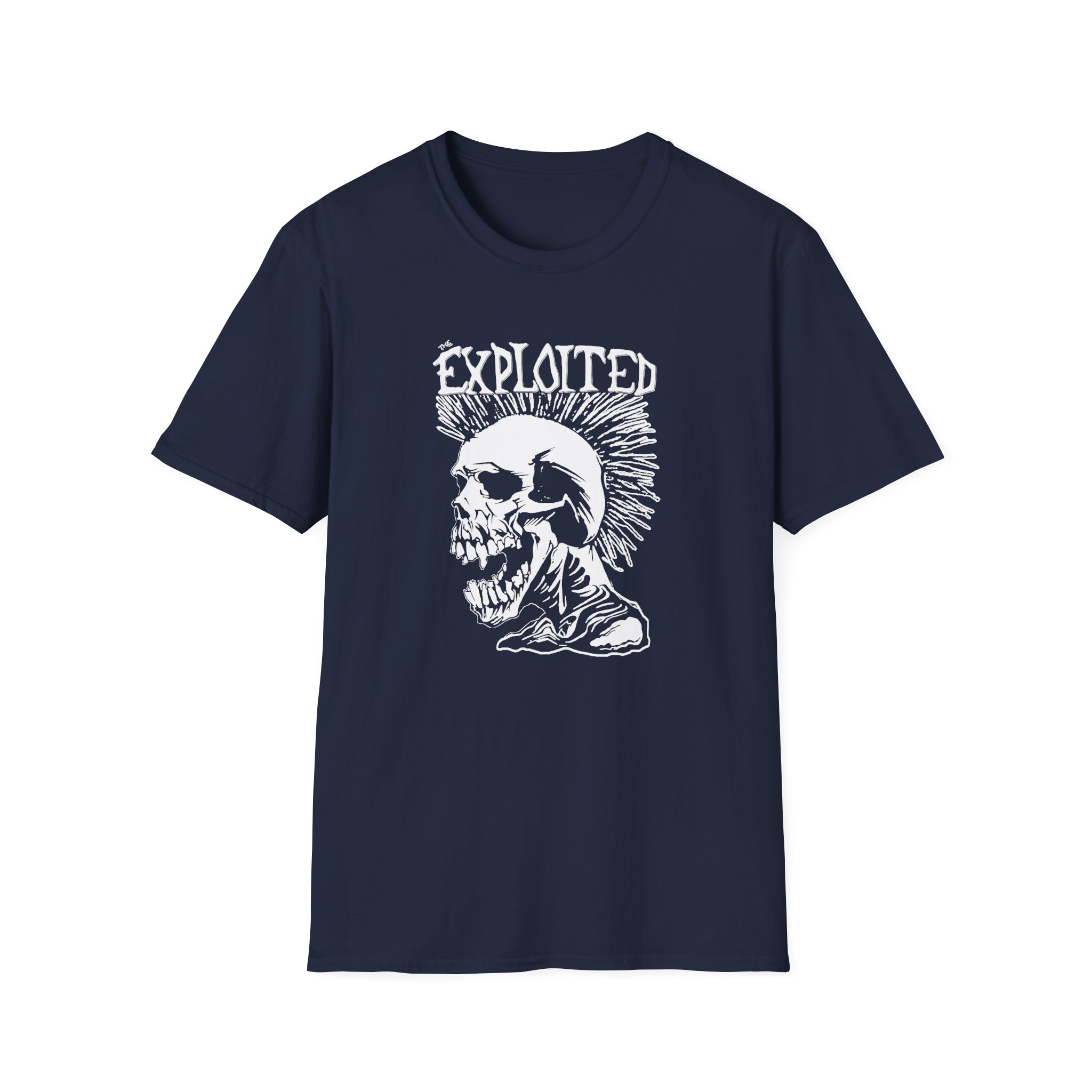 The Exploited Punk Skull Unisex Softstyle T-Shirt
