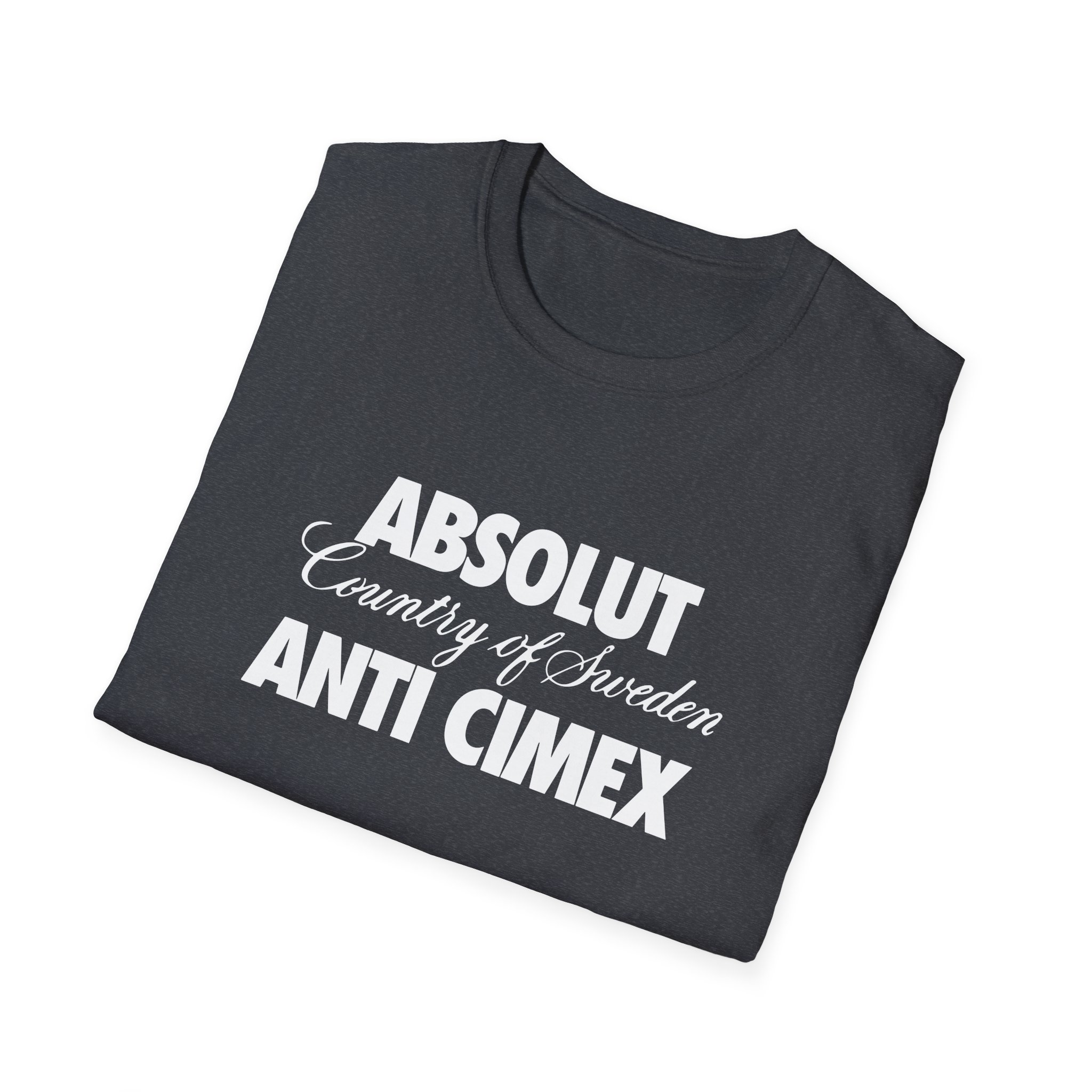 Anti Cimex Absolut Country of Sweden Unisex Softstyle T-shirt