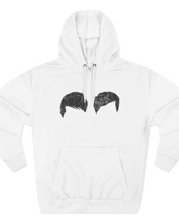 Dan and Phil Hair Three-Panel Fleece Hoodie