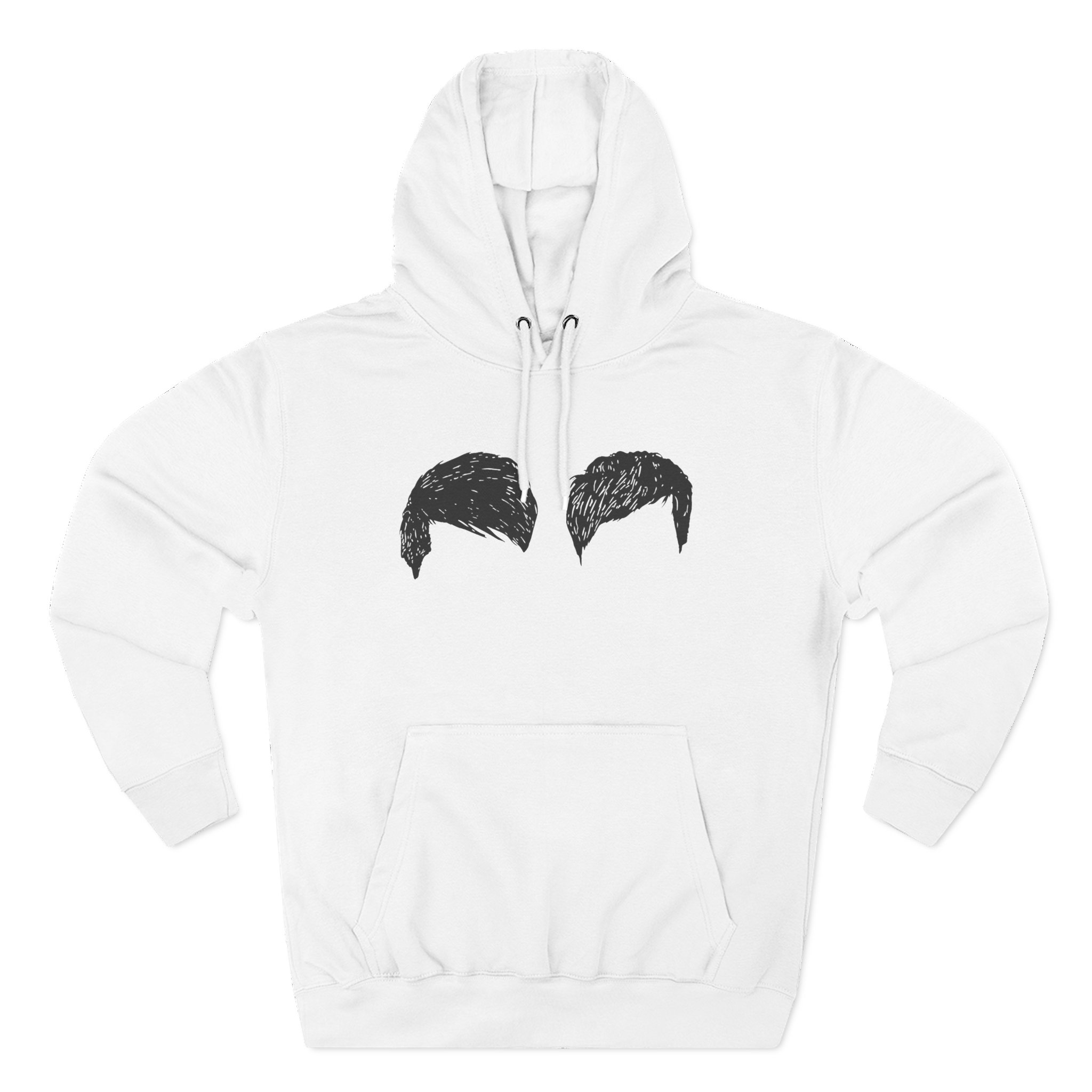 Dan and Phil Hair Three-Panel Fleece Hoodie