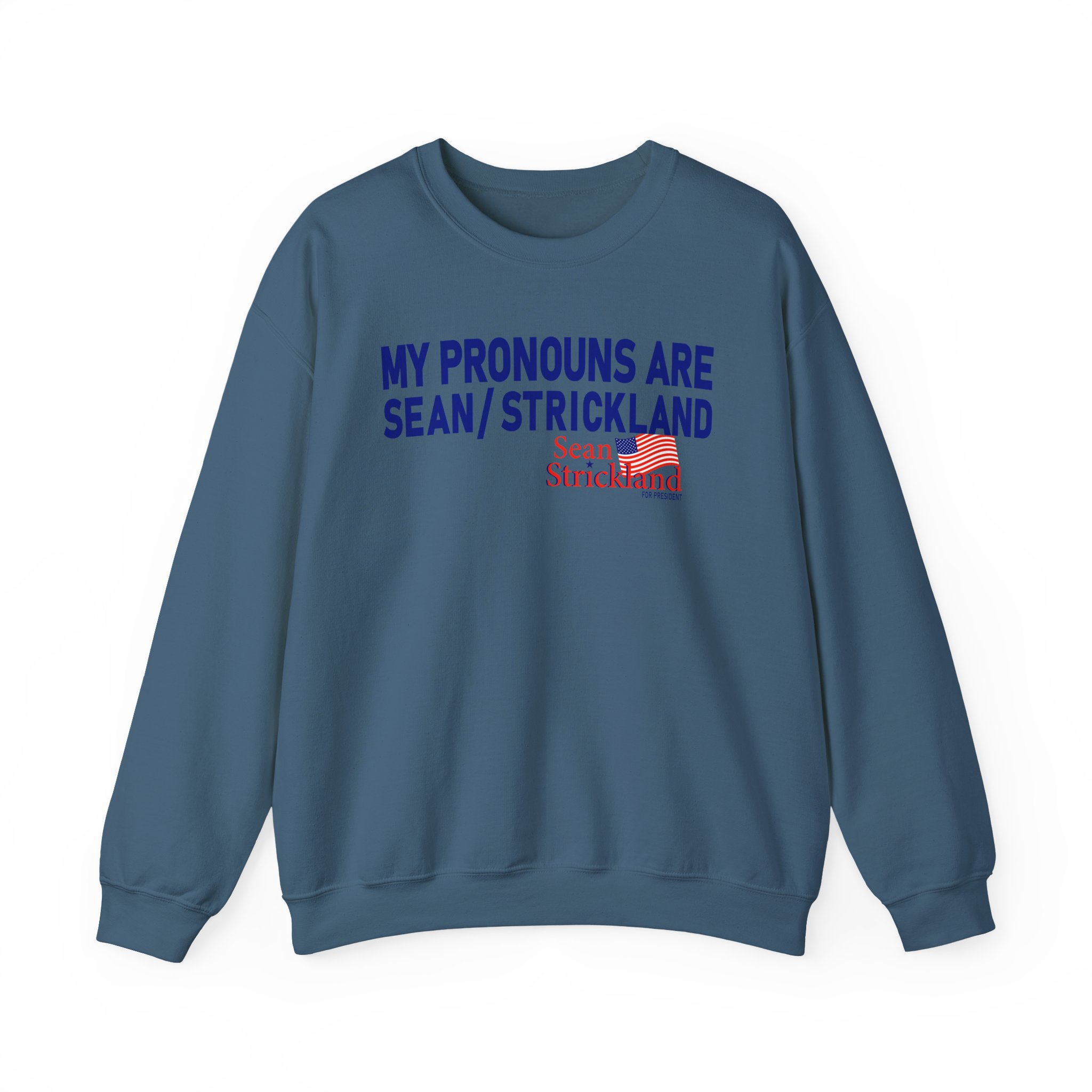 Sean Strickland My Pronouns Are Unisex Heavy Blendâ„¢ Crewneck Sweatshirt