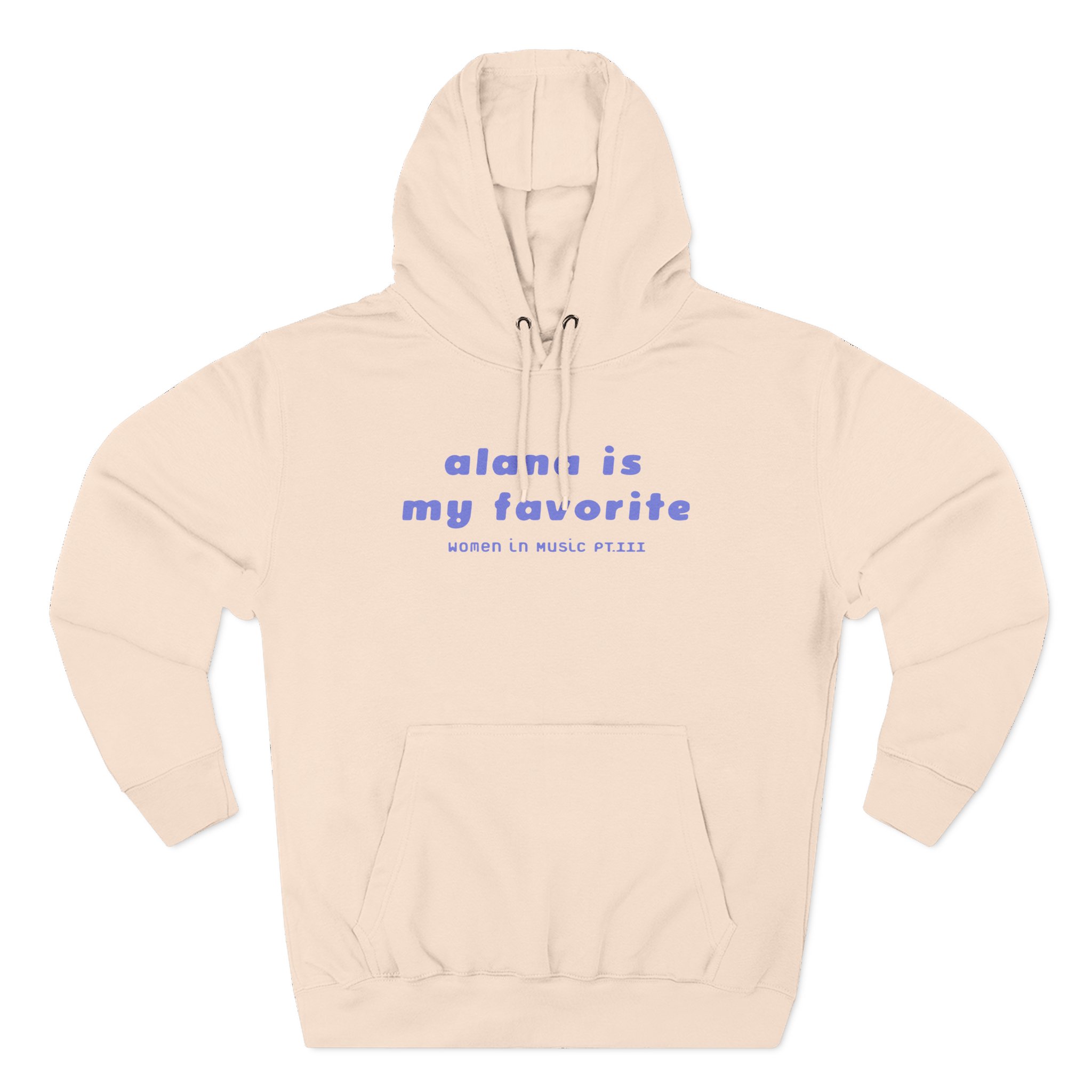 Haim Merch Este is My Favorite Three-Panel Fleece Hoodie