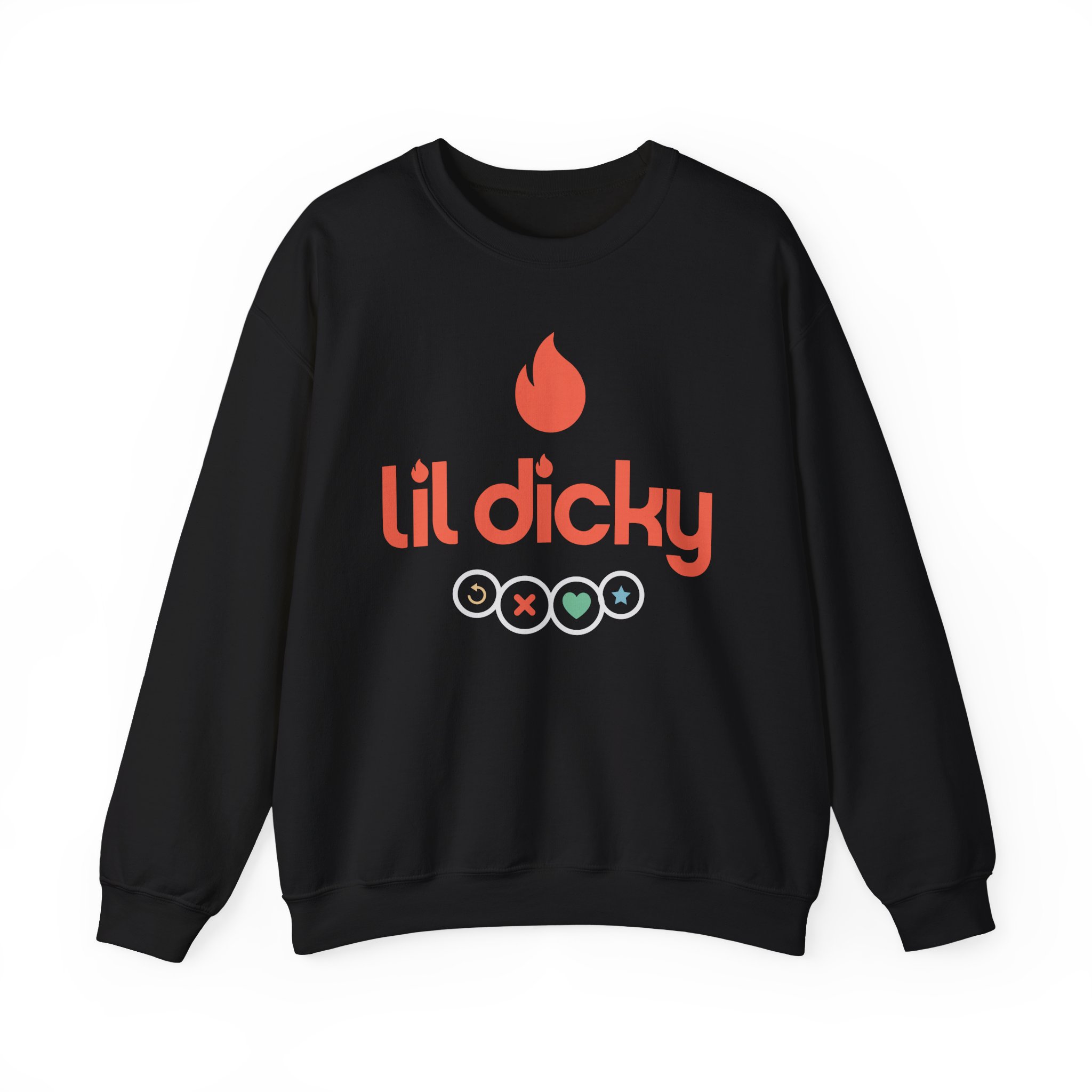 Lil Dicky Swipe Right Unisex Heavy Blendâ„¢ Crewneck Sweatshirt