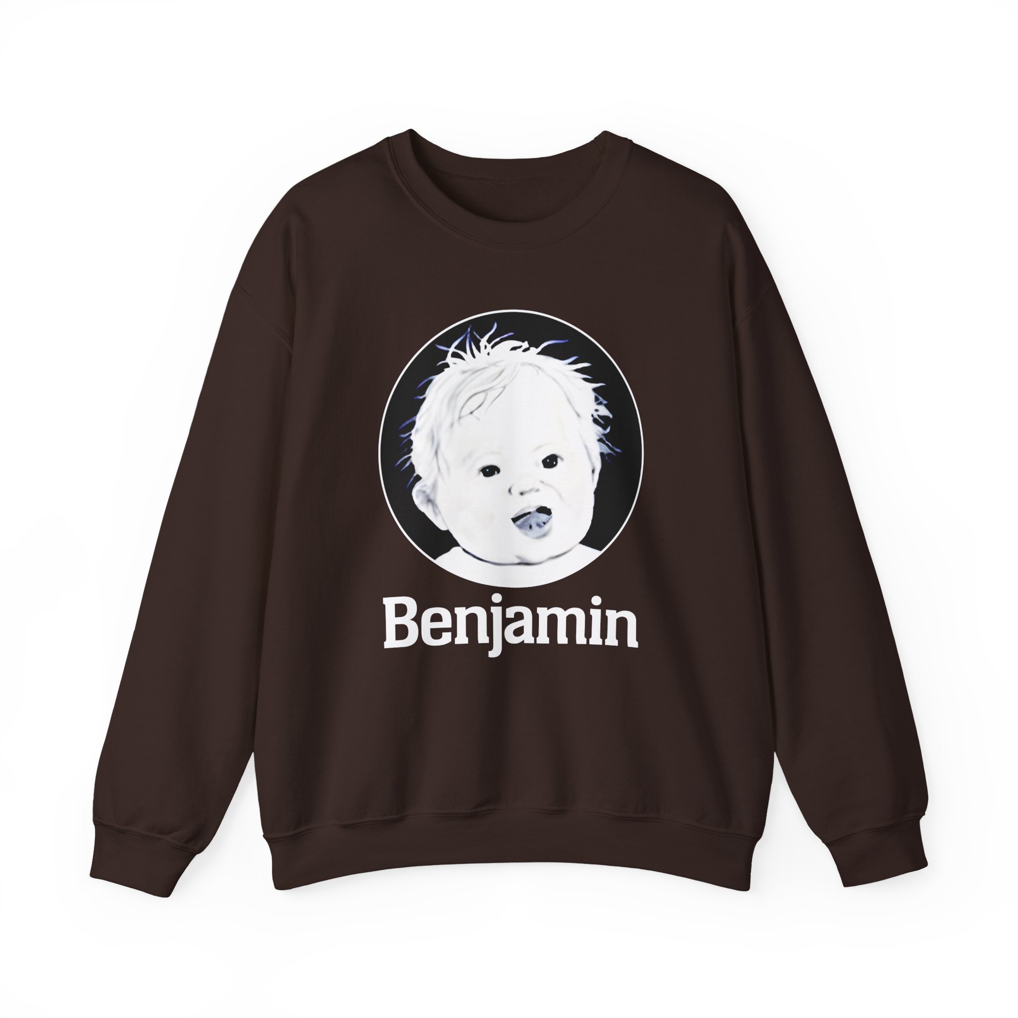 Garrett Watts Baby Benjamin Unisex Heavy Blendâ„¢ Crewneck Sweatshirt