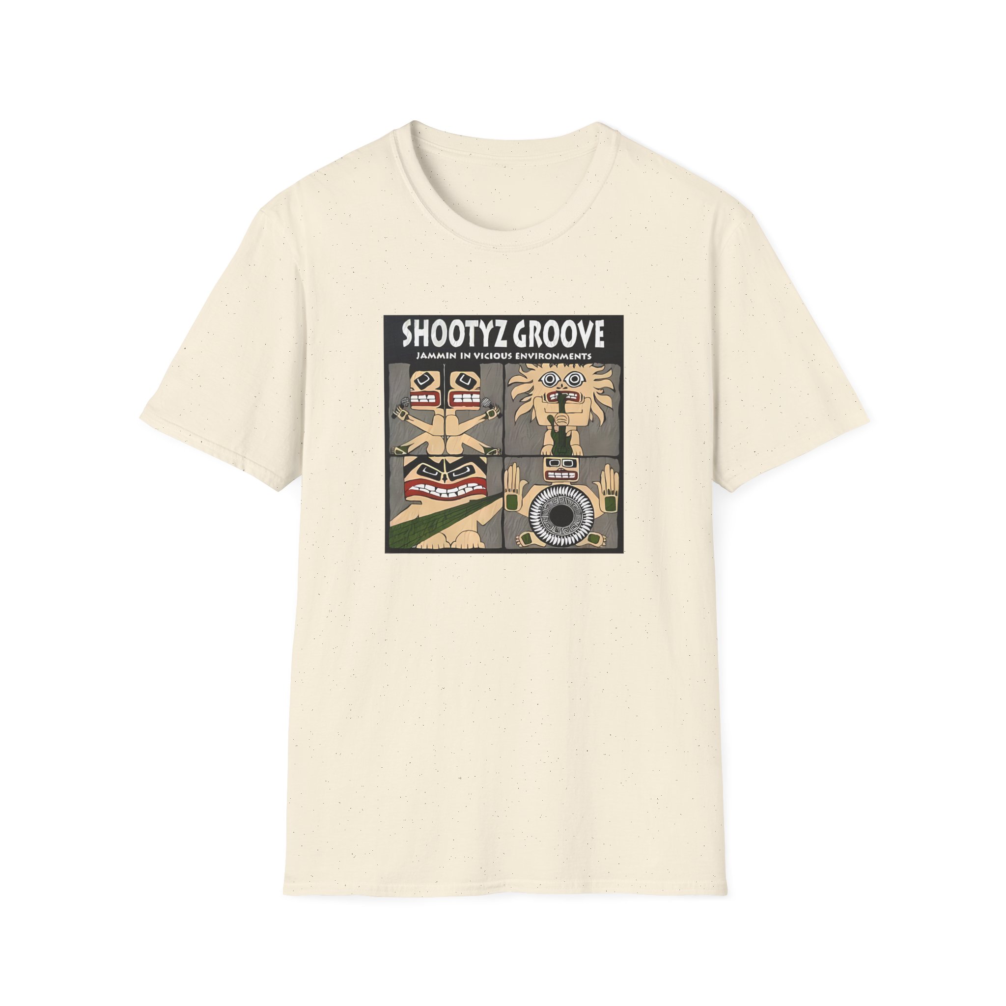 Shootyz Groove Jammin in Vicious Environments Album Cover Unisex Softstyle T-Shirt