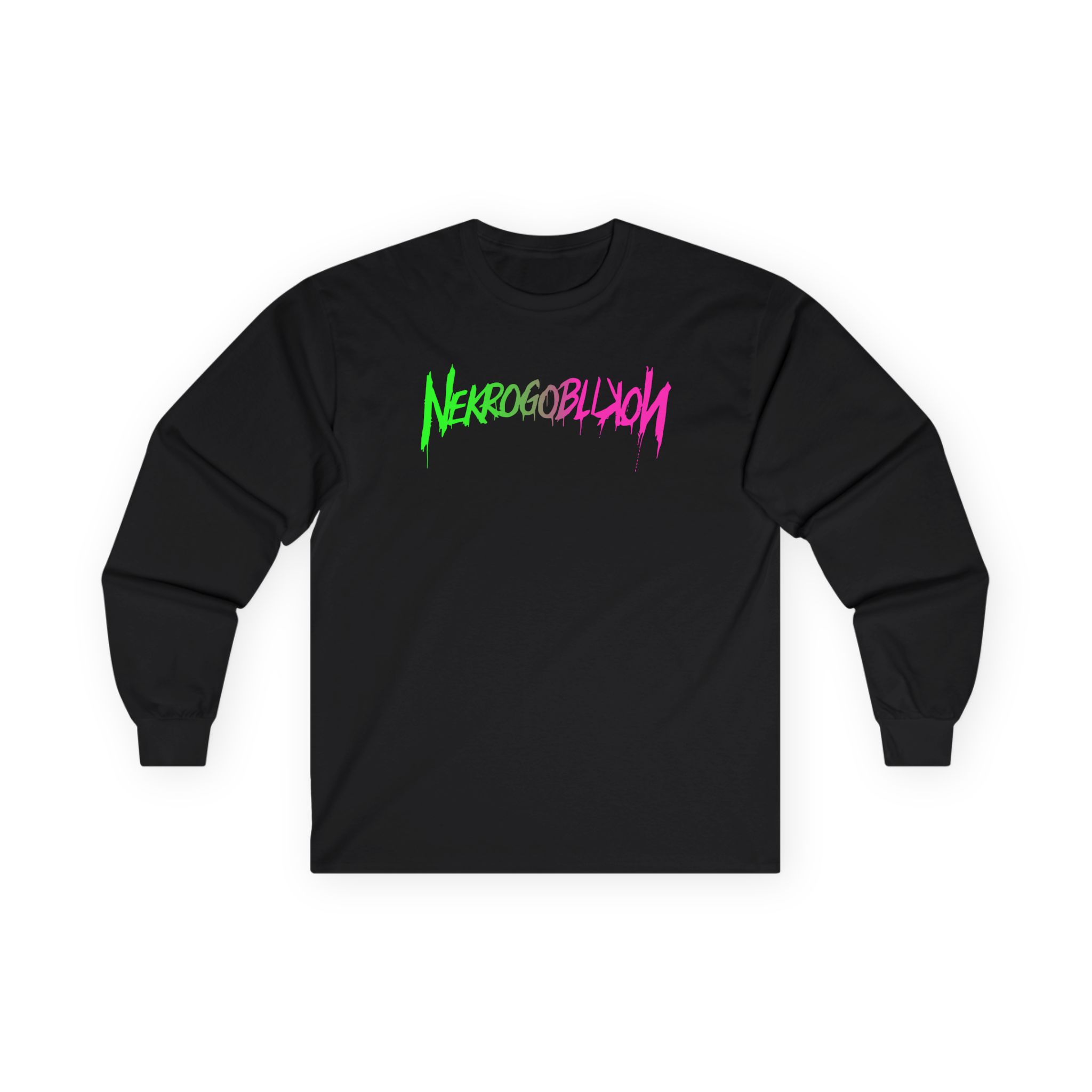 Nekrogoblikon Goblin Mode Wicked Ombre Unisex Ultra Cotton Long Sleeve Tee