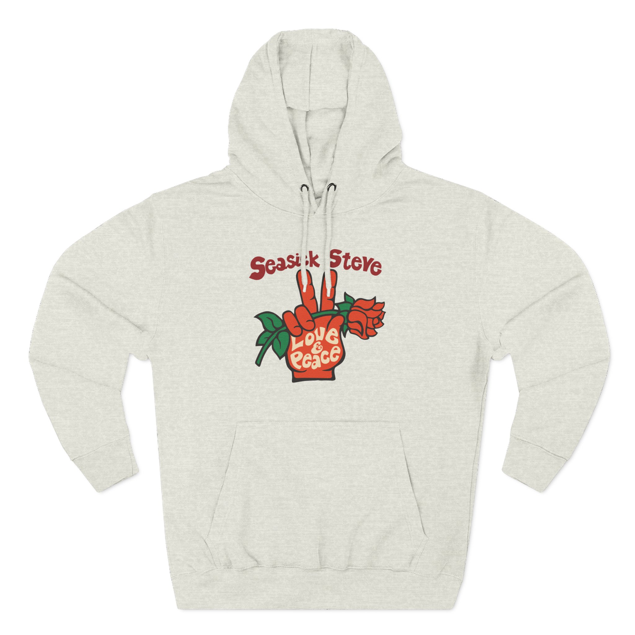 Seasick Steve Love & Peace Three-Panel Fleece Hoodie
