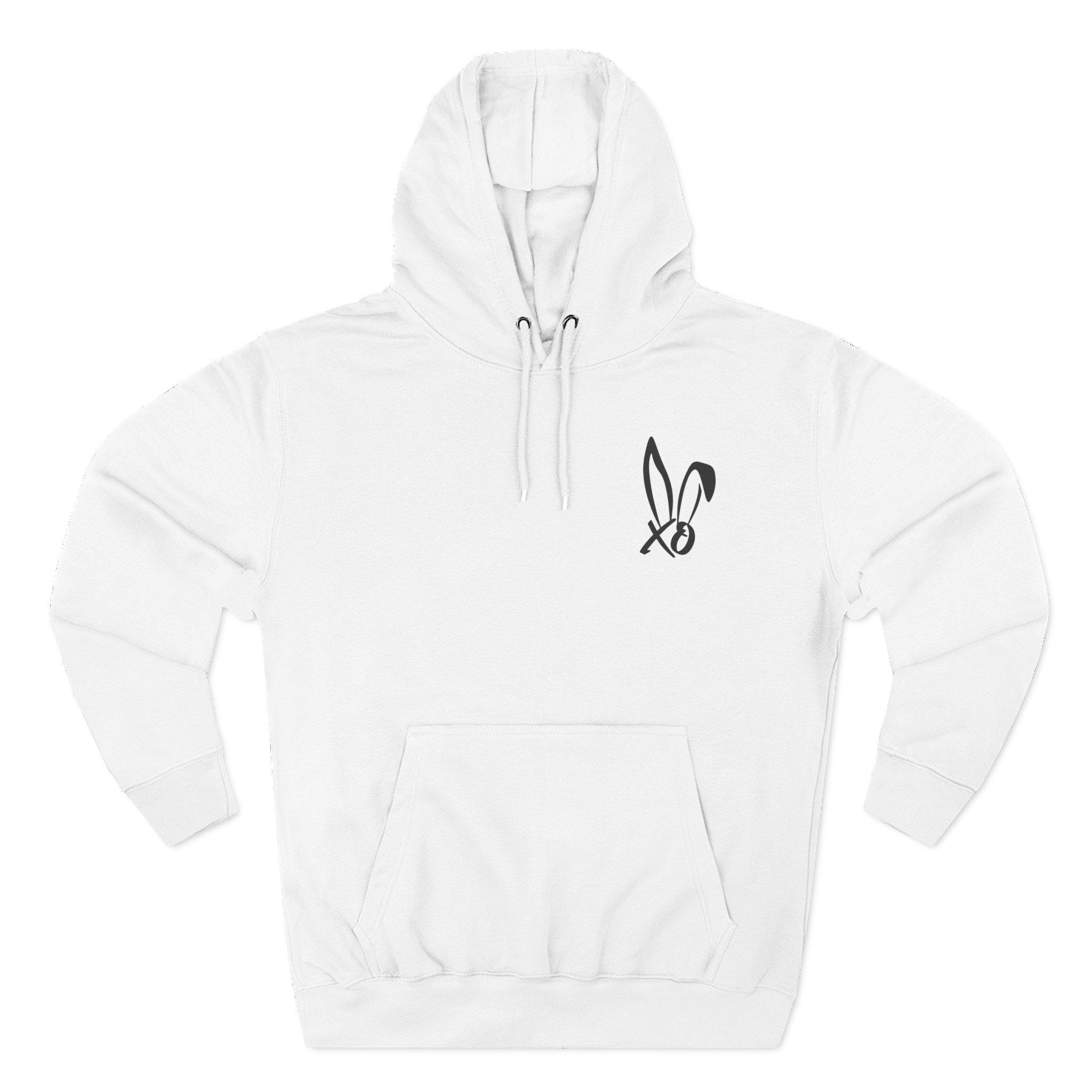Xo Logo Three-Panel Fleece Hoodie