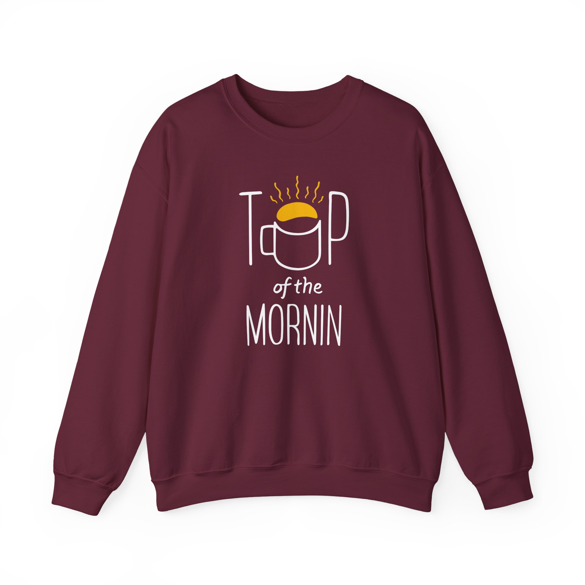 Top of the Morning Coffee Unisex Heavy Blendâ„¢ Crewneck Sweatshirt