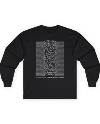 Joy Division Unknown Pleasures Text Unisex Ultra Cotton Long Sleeve Tee