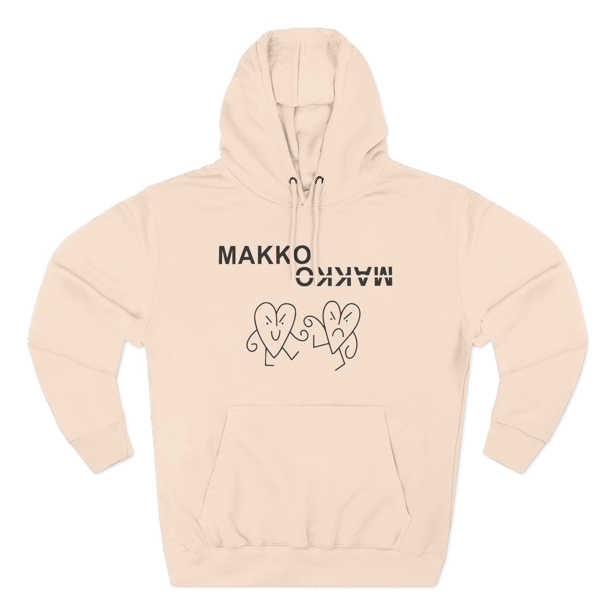 Makko Three-Panel Fleece Hoodie