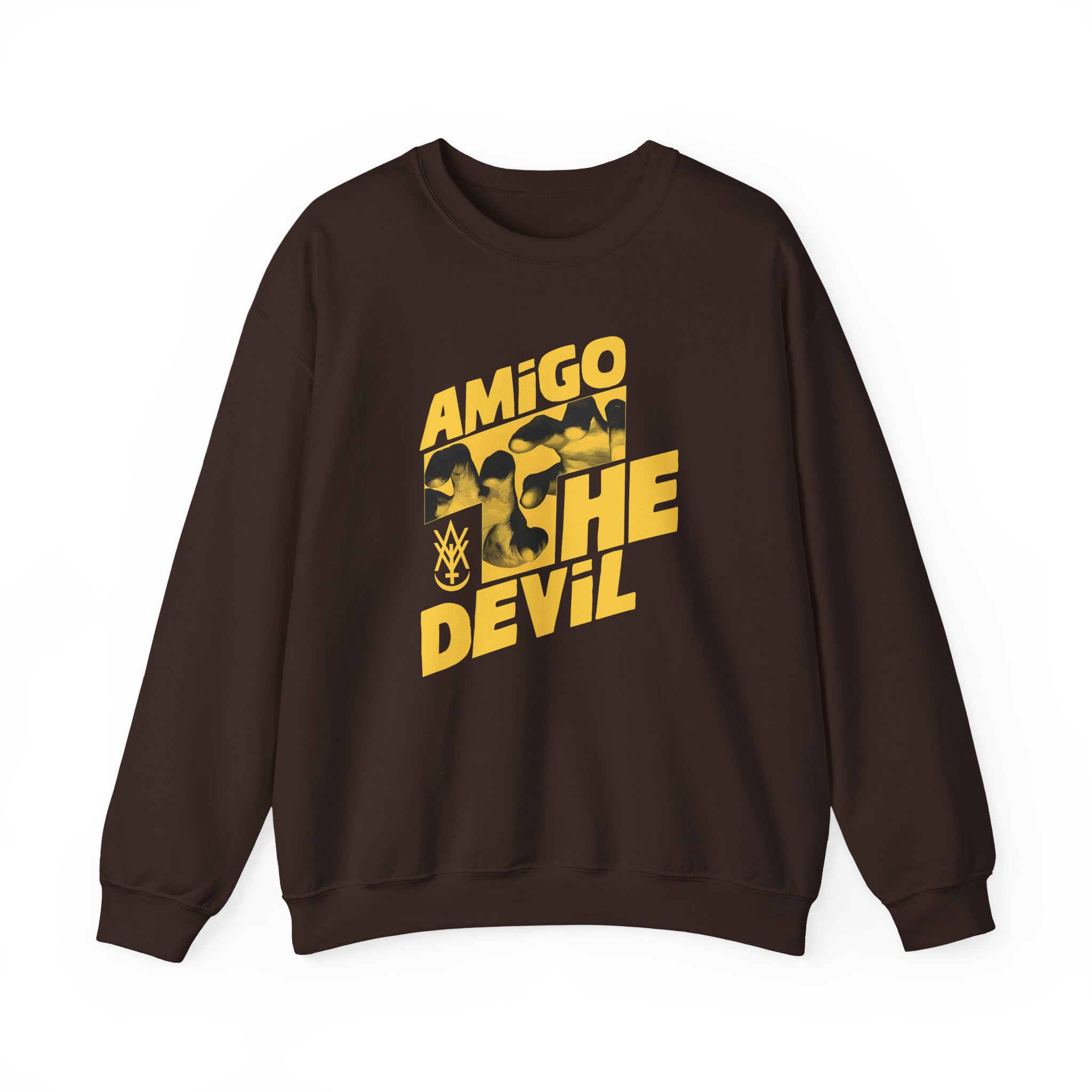 Heres Amigo the Devil Unisex Heavy Blendâ„¢ Crewneck Sweatshirt