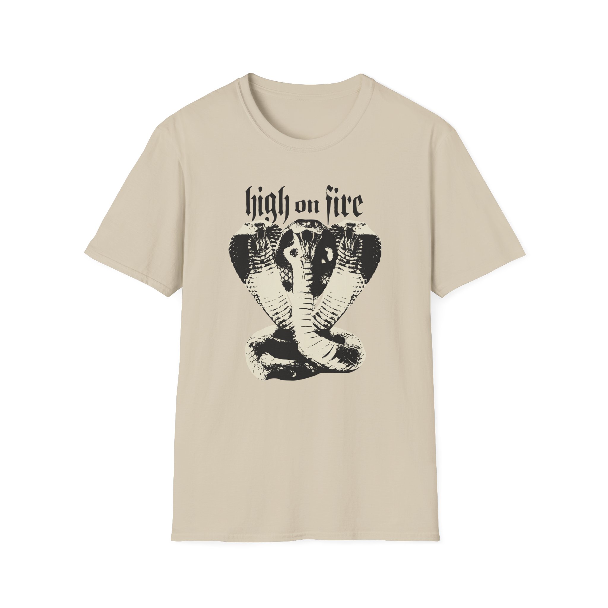 High on Fire Branca Snakes Unisex Softstyle T-Shirt