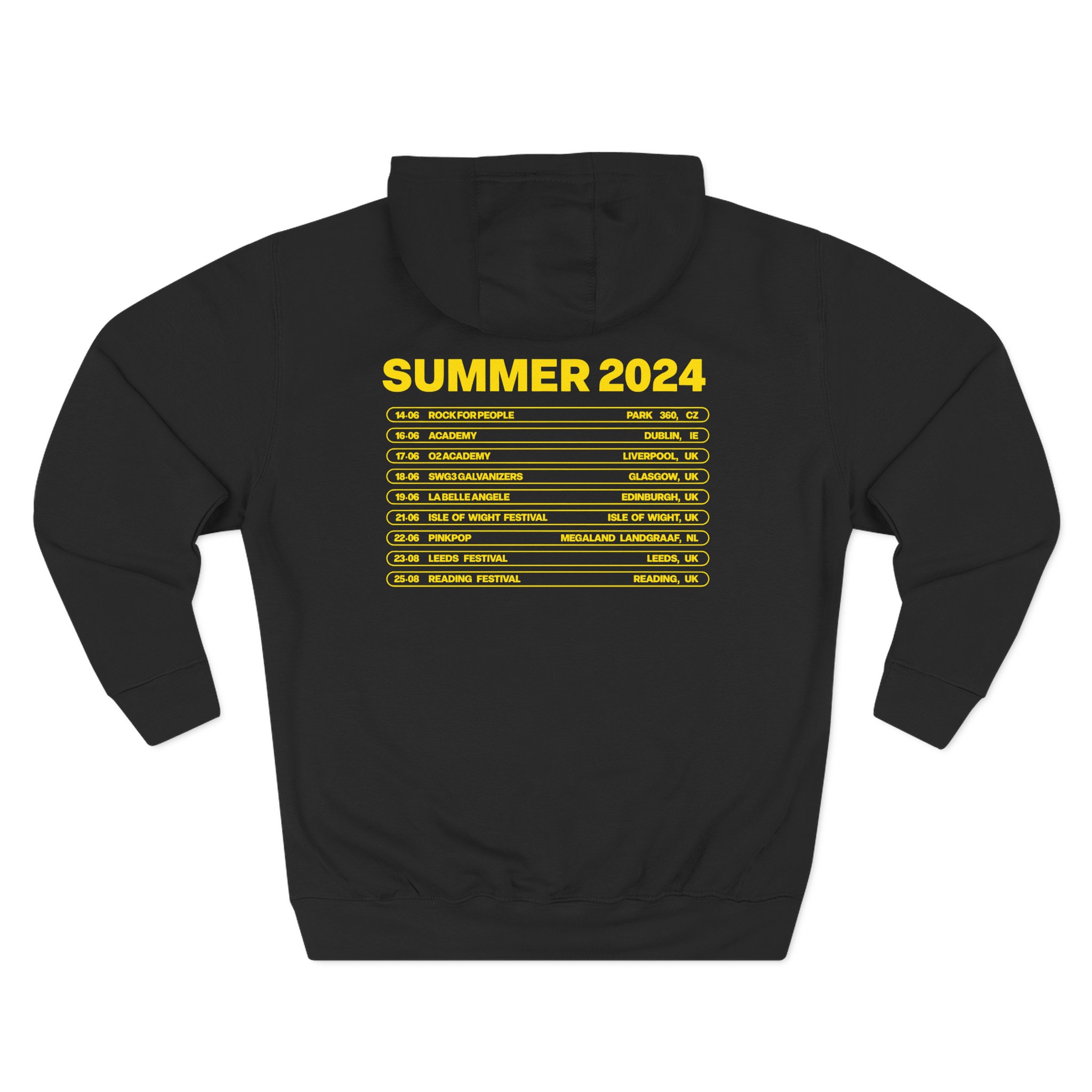 James Marriott Uk Eu 2024 Tour Three-Panel Fleece Hoodie