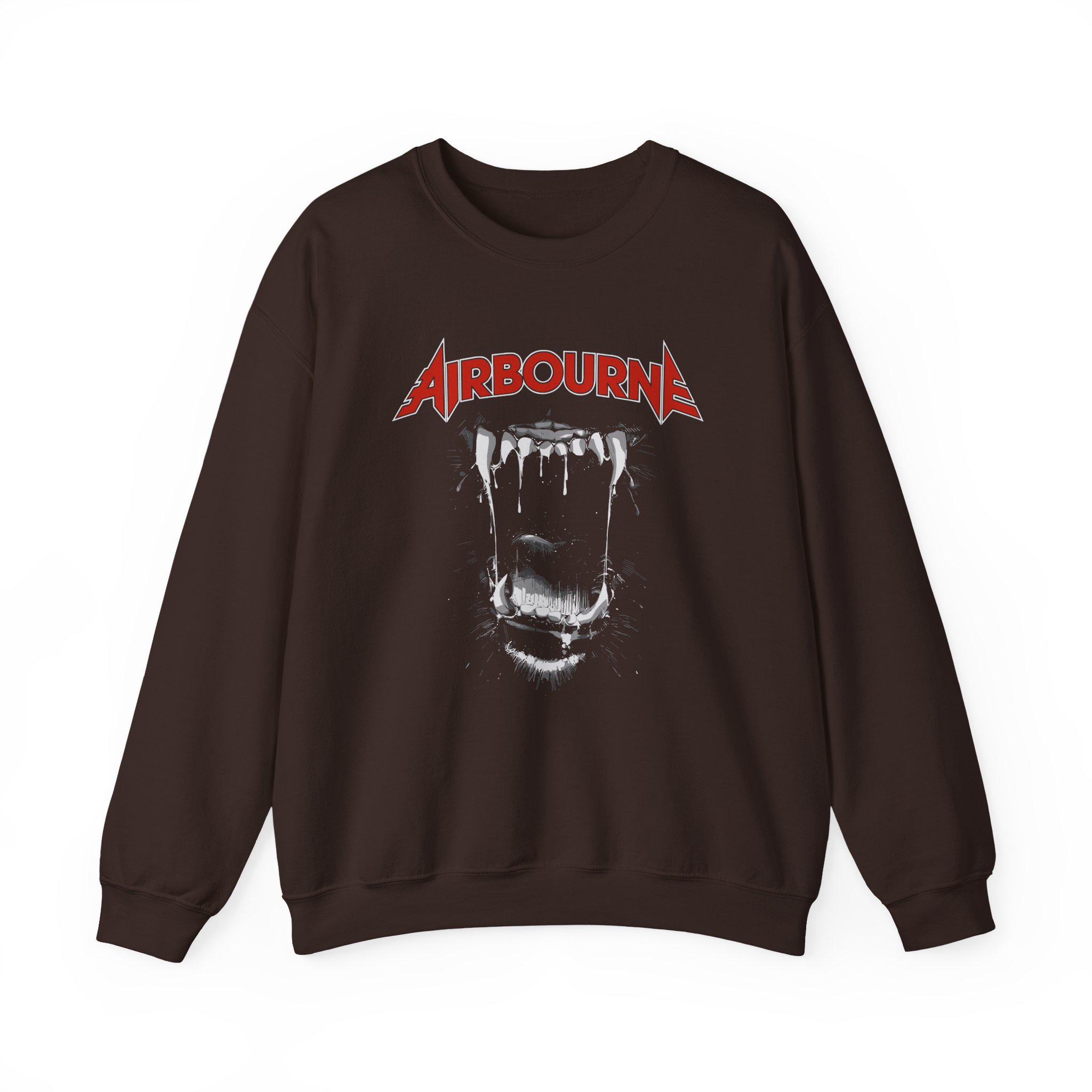 Airbourne Black Dog Barking Tracks Unisex Heavy Blendâ„¢ Crewneck Sweatshirt