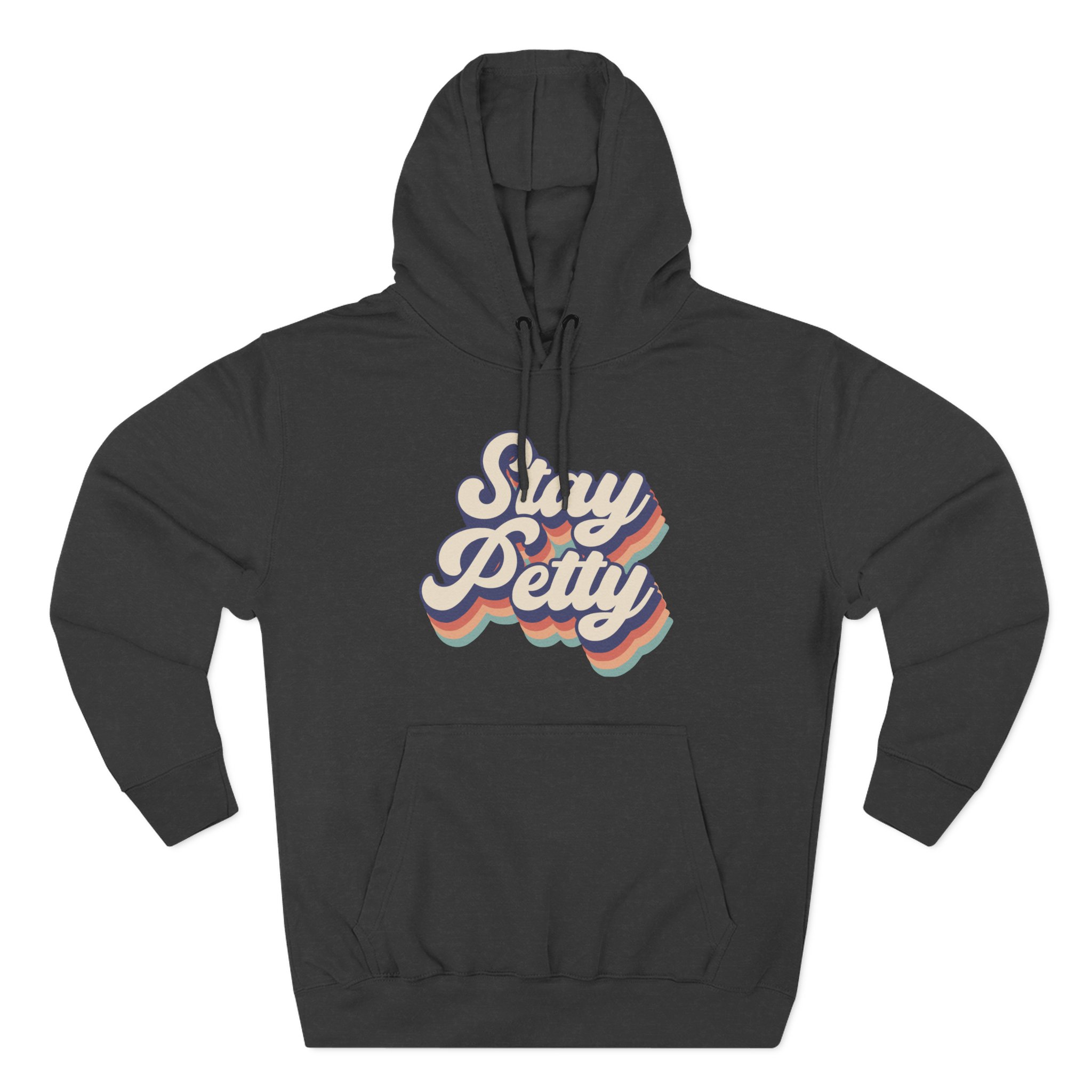 Charlotte Dobre Stay Petty Three-Panel Fleece Hoodie